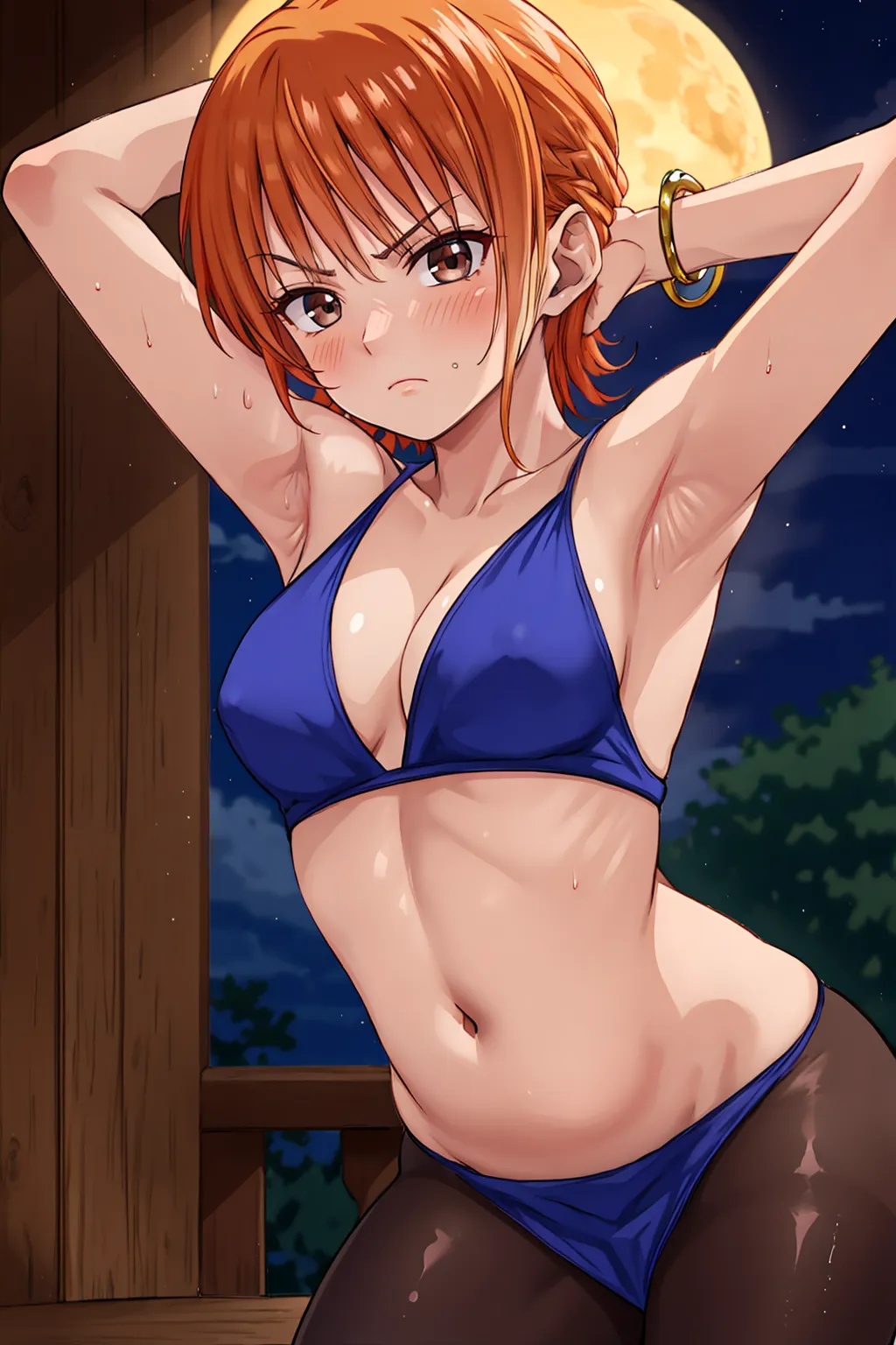 【「貧乳×パンスト」AIエロ画像（イラスト・アニメ・二次元風）76枚まとめ！(2ページ目)のエロ画像23枚目