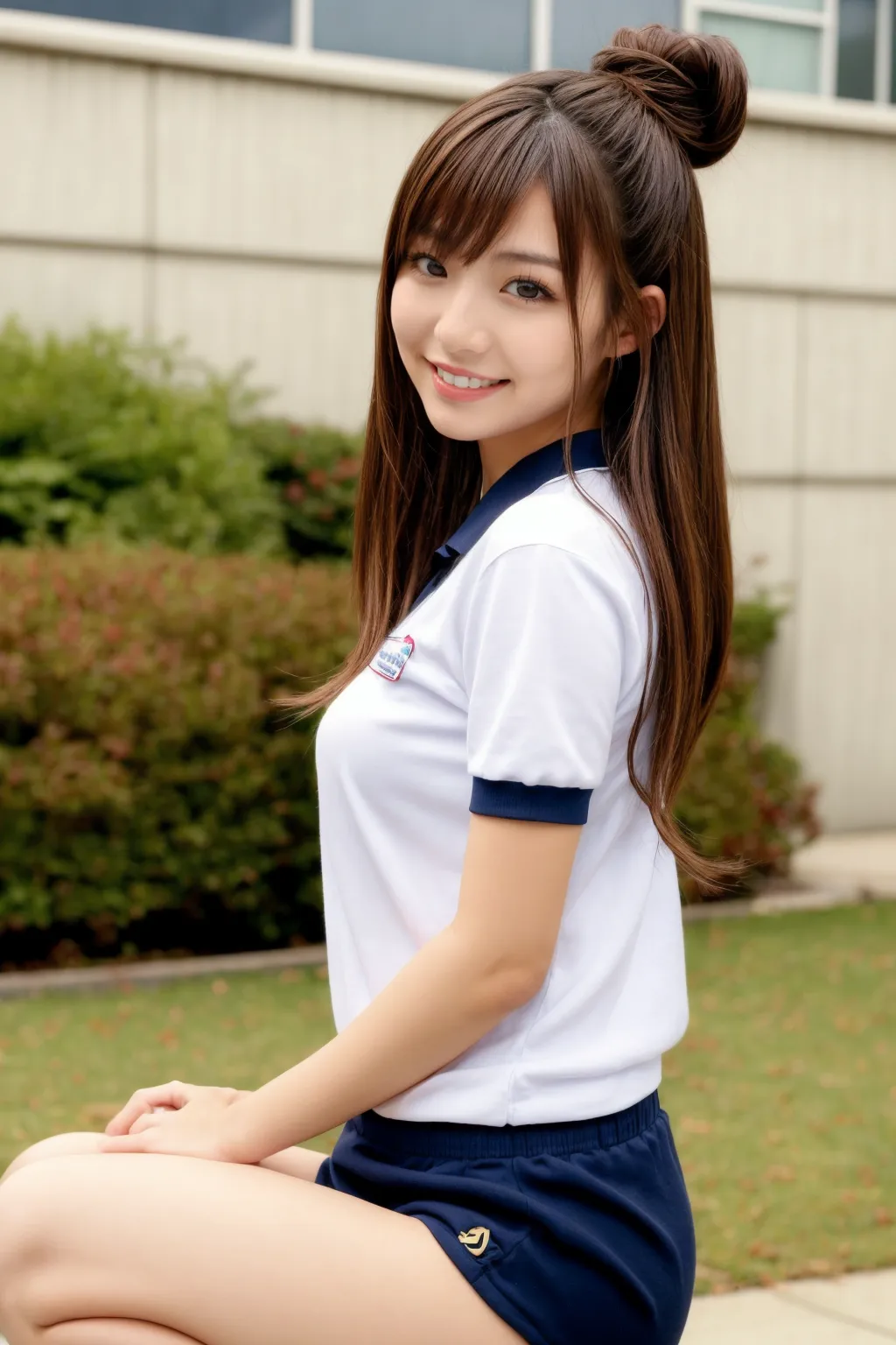 【「女子校生・JK×体操服・ブルマ」AIエロ画像（リアル・実写・フォト風）517枚まとめ！(11ページ目)のエロ画像24枚目