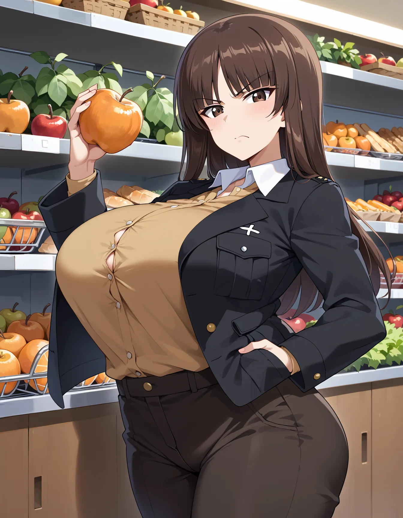 【「巨乳」AIエロ画像（イラスト・アニメ・二次元風）26161枚まとめ！(590ページ目)のエロ画像2枚目