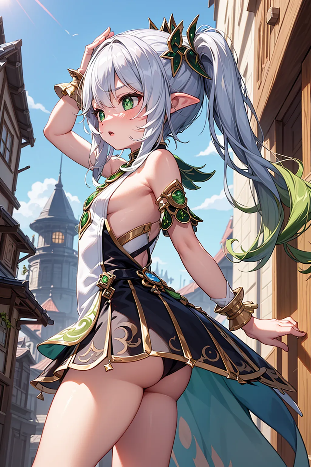 【「貧乳」AIエロ画像（イラスト・アニメ・二次元風）8390枚まとめ！(189ページ目)のエロ画像19枚目