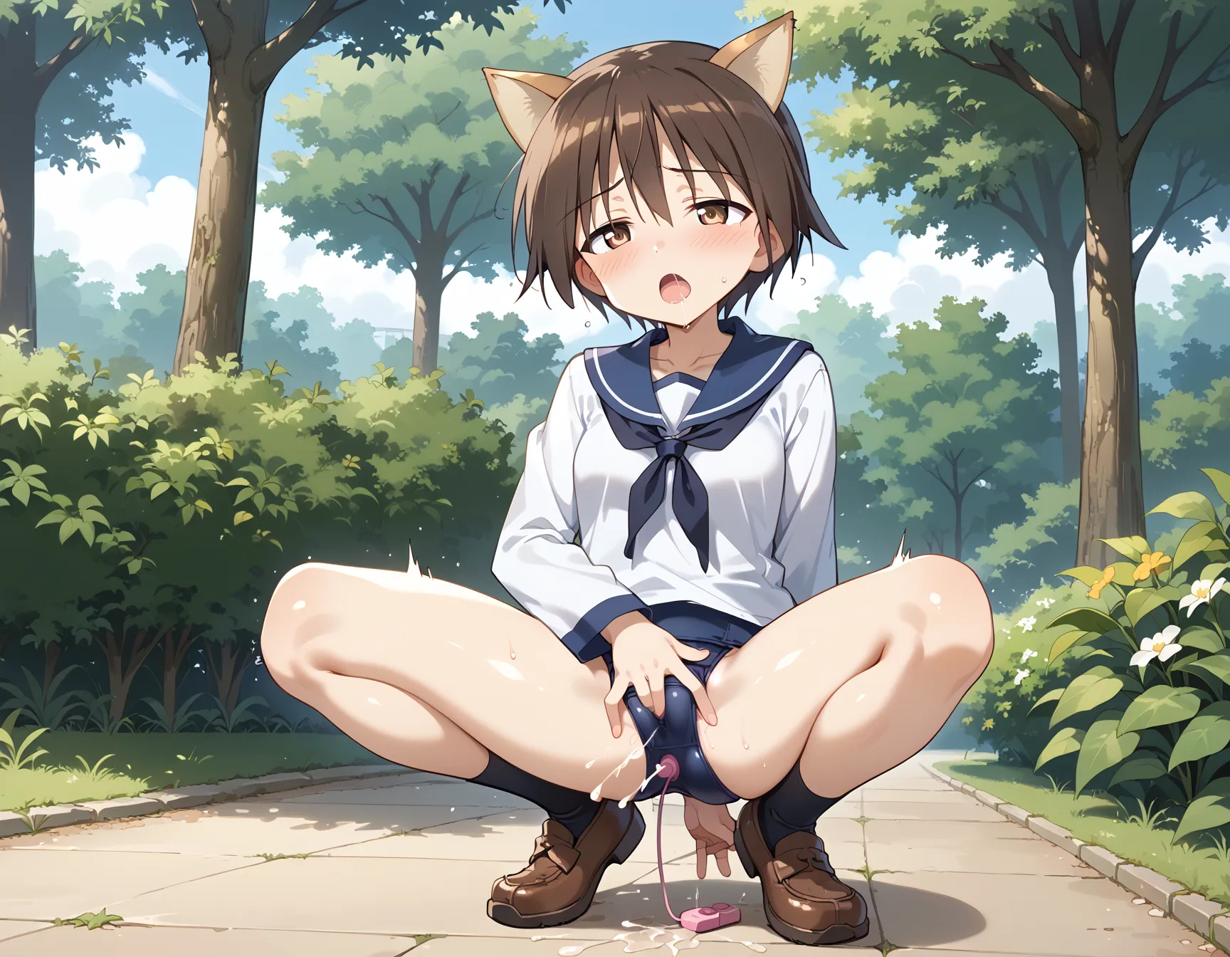 【「おまんこ×下着（ブラジャー・パンティ）」AIエロ画像（イラスト・アニメ・二次元風）3718枚まとめ！(83ページ目)のエロ画像30枚目