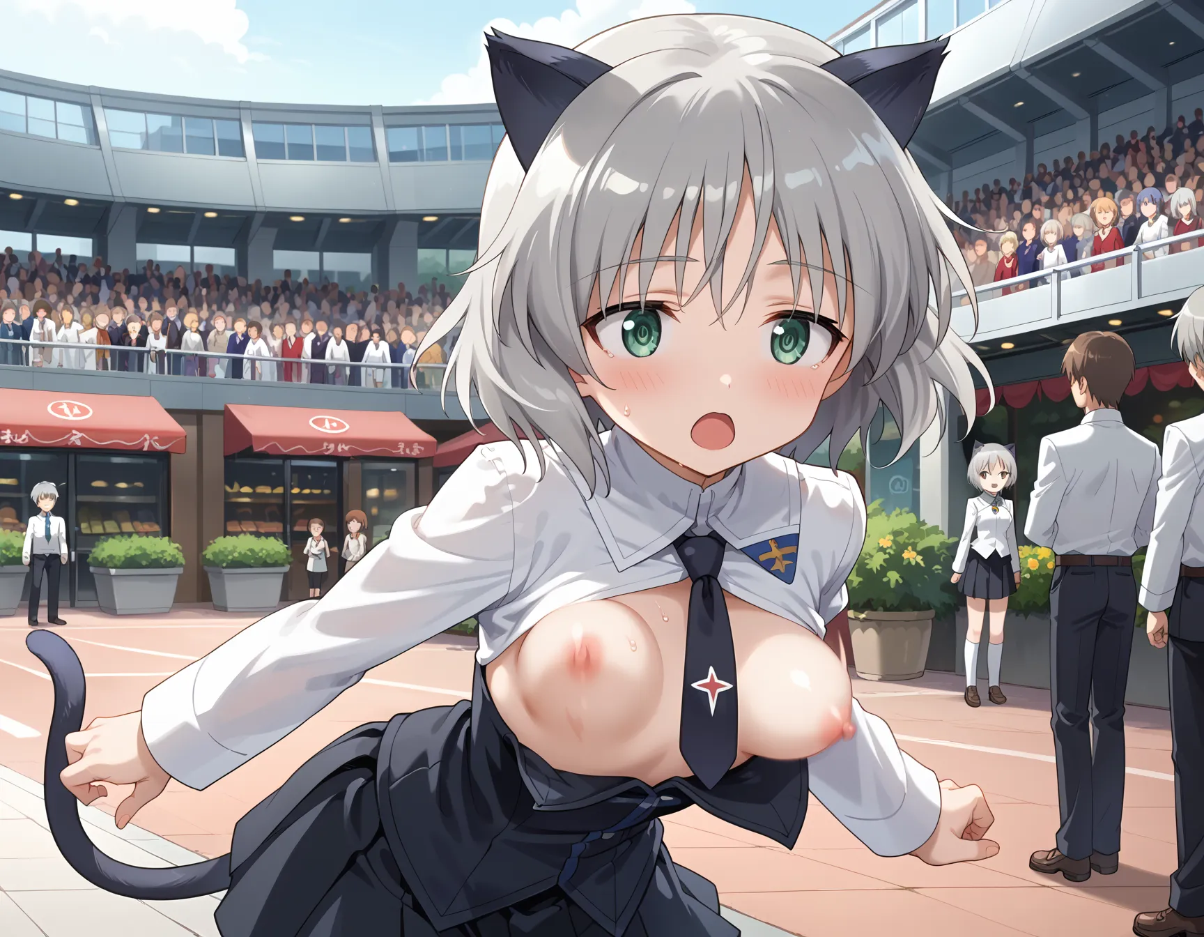 【「ロリ・小柄×パンスト」AIエロ画像（イラスト・アニメ・二次元風）422枚まとめ！(10ページ目)のエロ画像7枚目