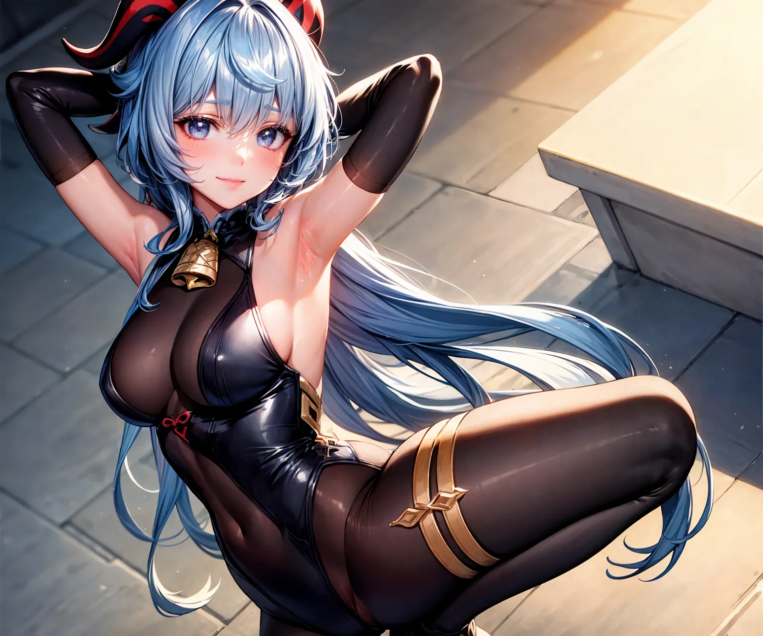 【「腋・脇」AIエロ画像（イラスト・アニメ・二次元風）4705枚まとめ！(106ページ目)のエロ画像14枚目
