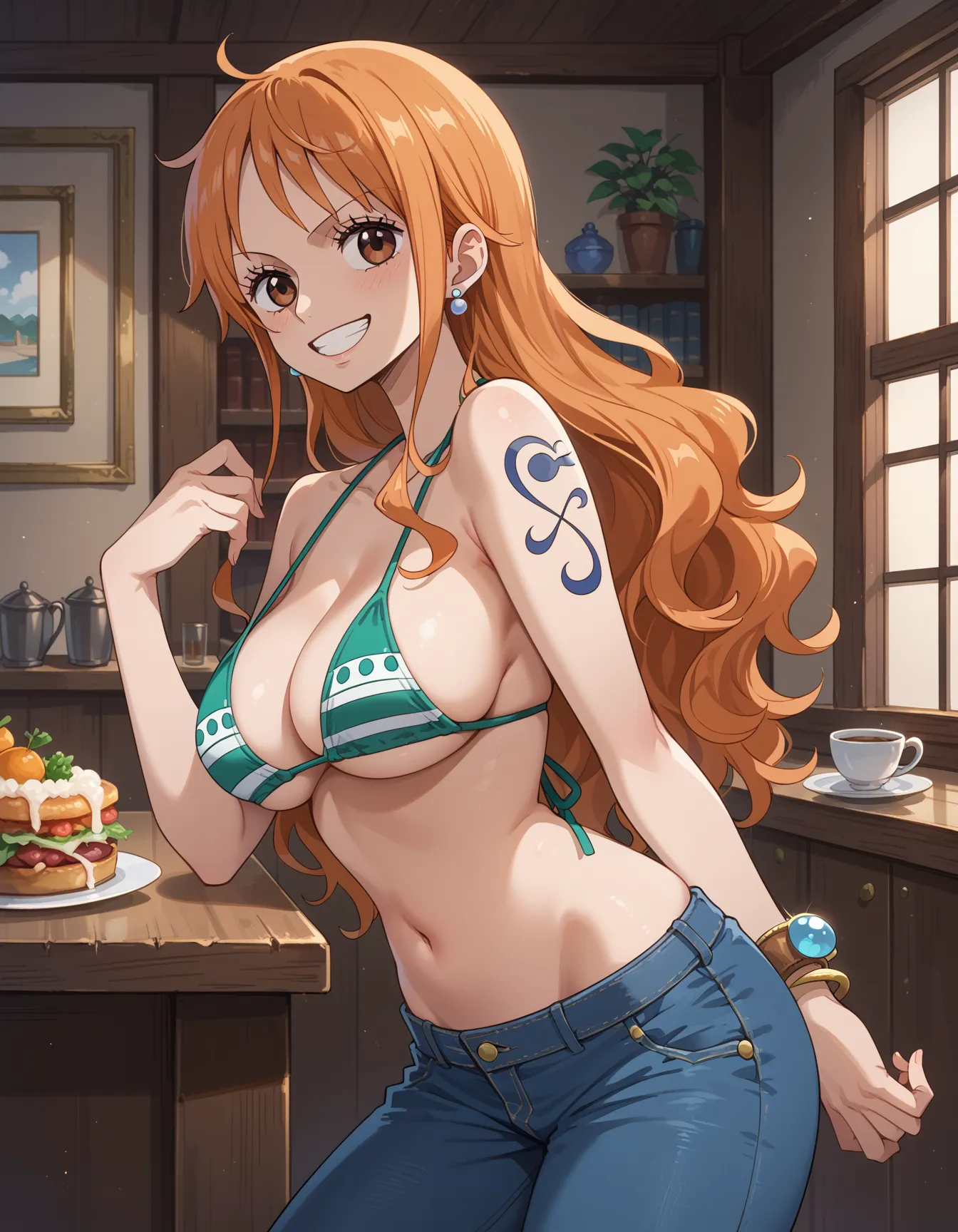 【「下着（ブラジャー・パンティ）」AIエロ画像（イラスト・アニメ・二次元風）15996枚まとめ！(355ページ目)のエロ画像29枚目
