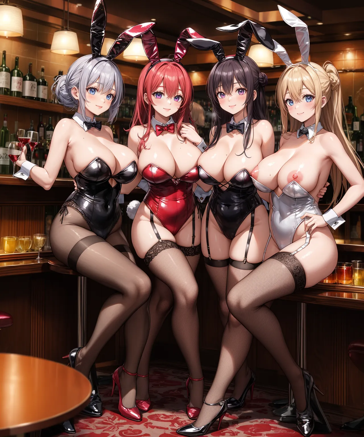 【「爆乳・超乳」AIエロ画像（イラスト・アニメ・二次元風）5621枚まとめ！(124ページ目)のエロ画像24枚目