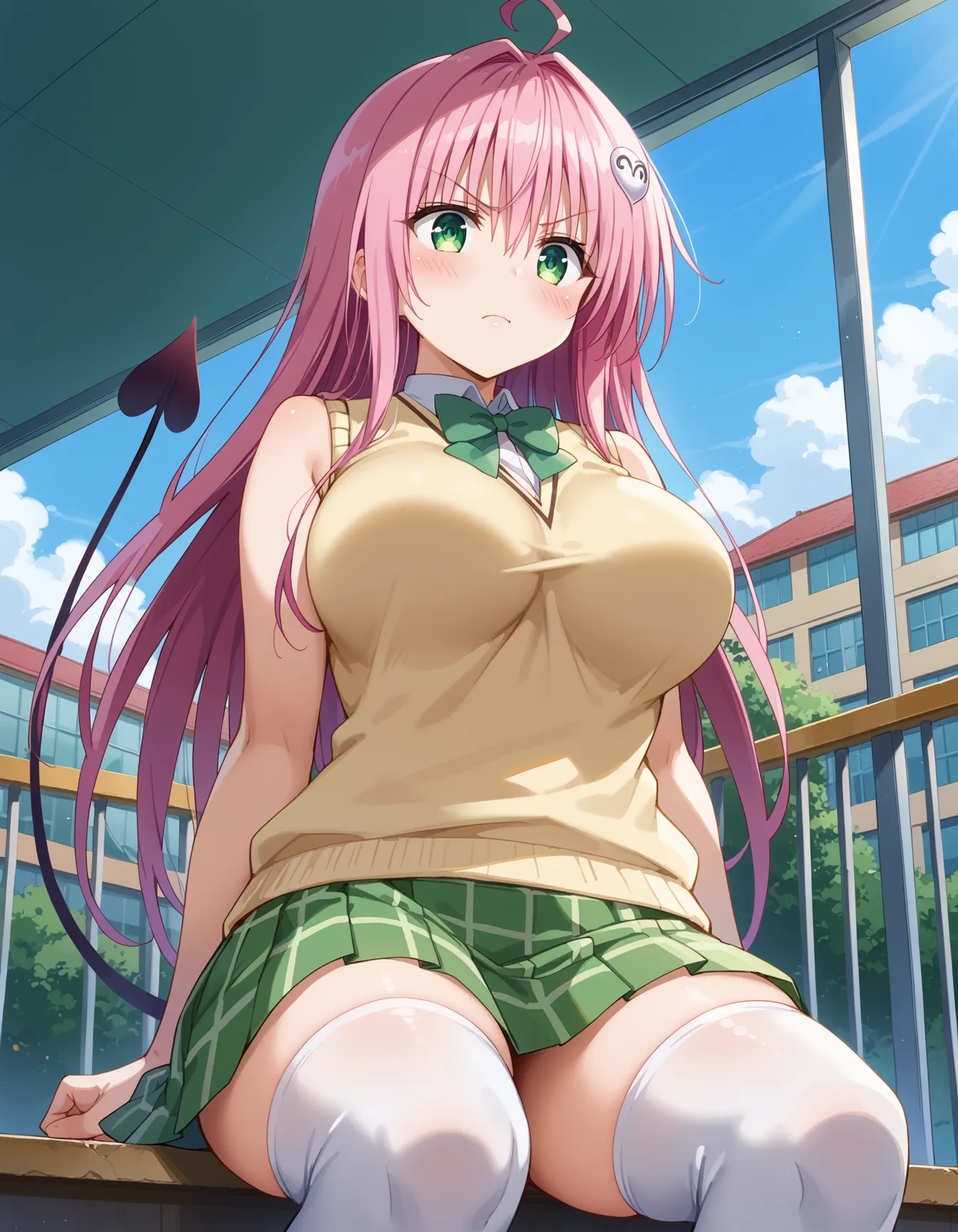 【「学制服」AIエロ画像（イラスト・アニメ・二次元風）4855枚まとめ！(107ページ目)のエロ画像7枚目