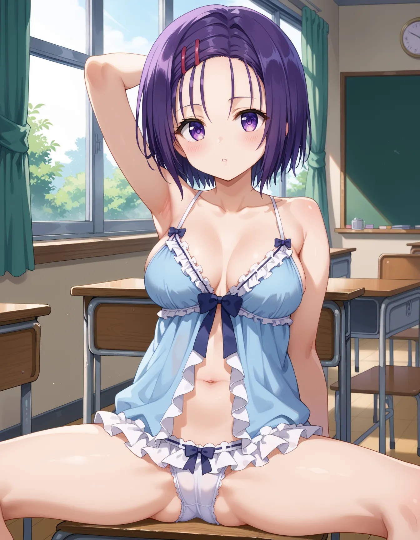 【「下着（ブラジャー・パンティ）」AIエロ画像（イラスト・アニメ・二次元風）15996枚まとめ！(355ページ目)のエロ画像8枚目
