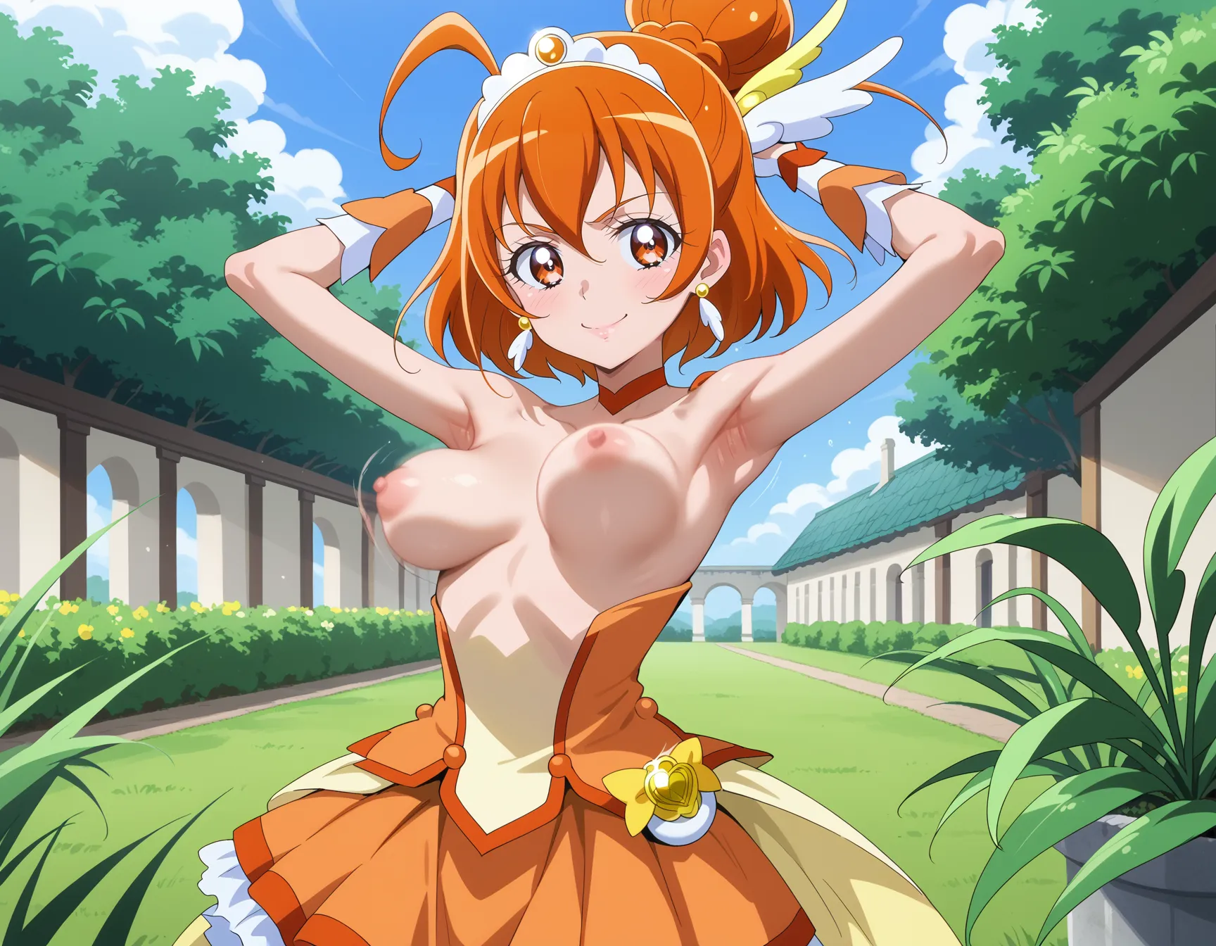 【「腋・脇」AIエロ画像（イラスト・アニメ・二次元風）4705枚まとめ！(106ページ目)のエロ画像2枚目