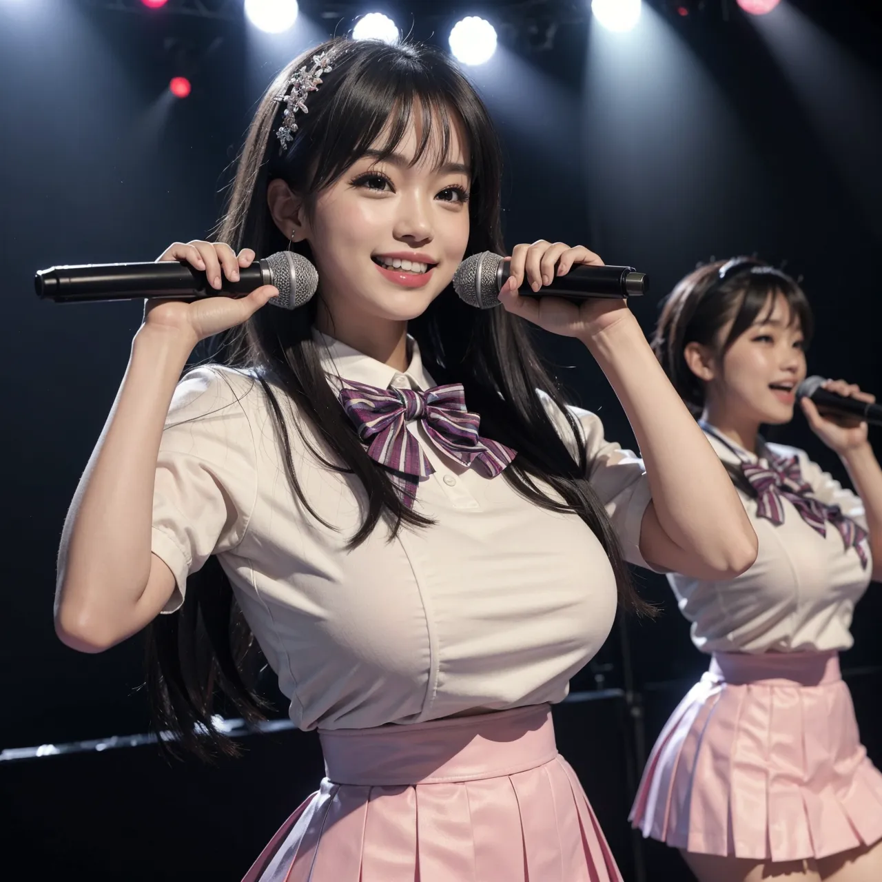 【「爆乳・超乳×アイドル」AIエロ画像（リアル・実写・フォト風）346枚まとめ！(8ページ目)のエロ画像19枚目