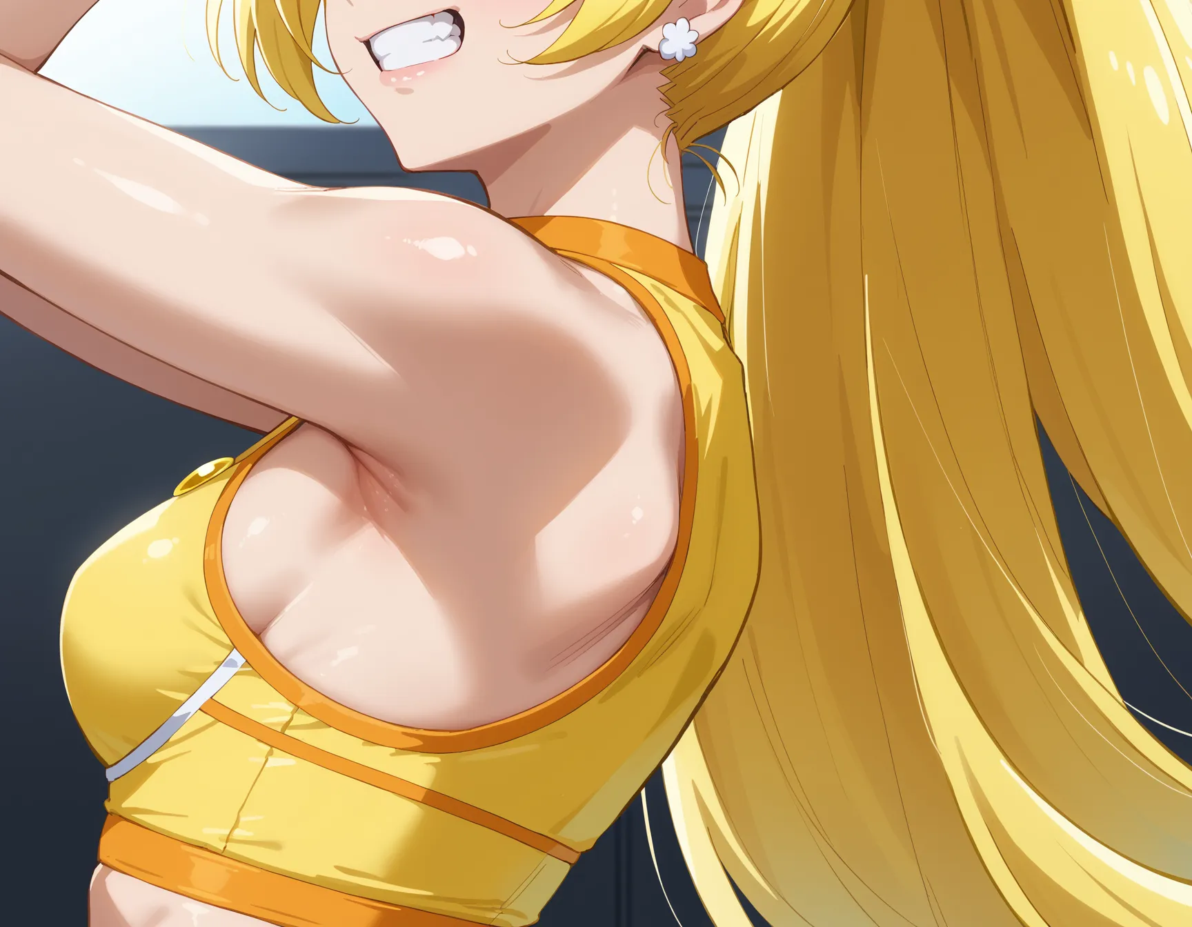 【「腋・脇」AIエロ画像（イラスト・アニメ・二次元風）4705枚まとめ！(106ページ目)のエロ画像1枚目