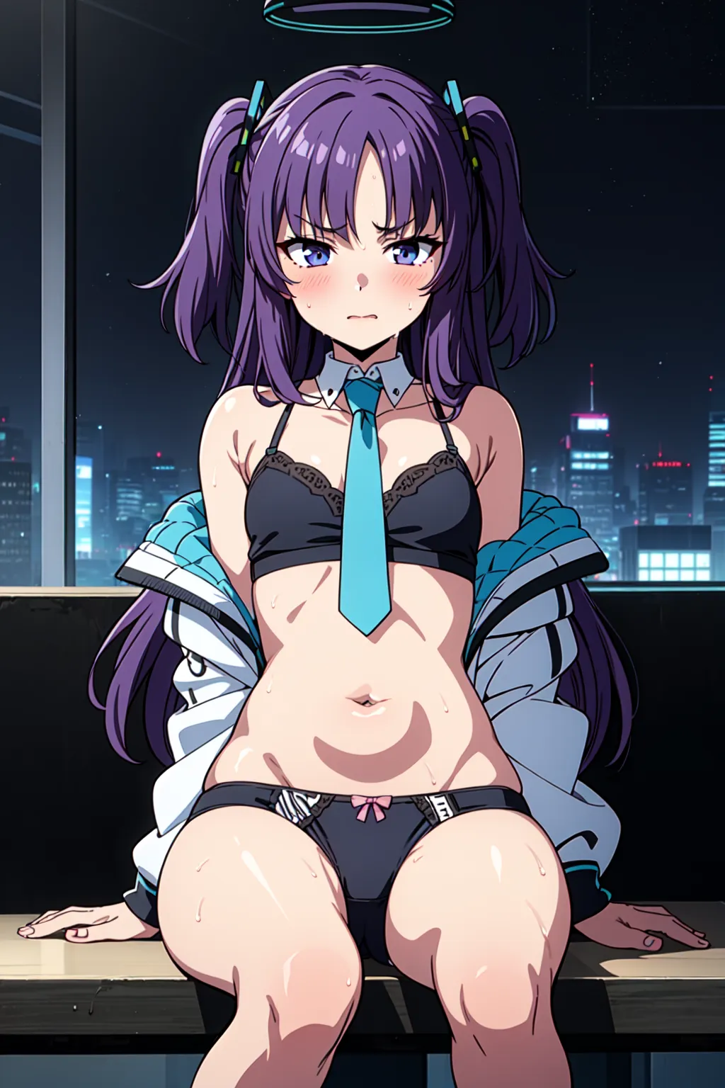 【「貧乳」AIエロ画像（イラスト・アニメ・二次元風）8390枚まとめ！(187ページ目)のエロ画像20枚目