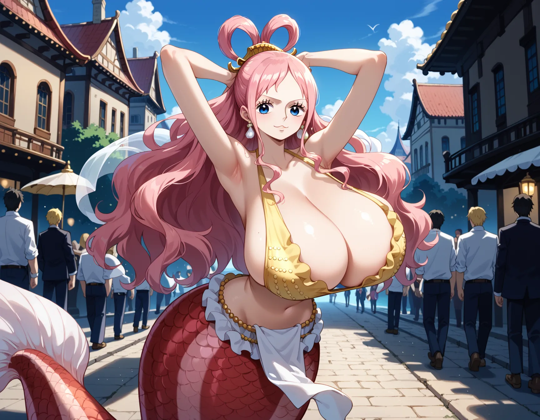 【「爆乳・超乳」AIエロ画像（イラスト・アニメ・二次元風）5621枚まとめ！(123ページ目)のエロ画像9枚目