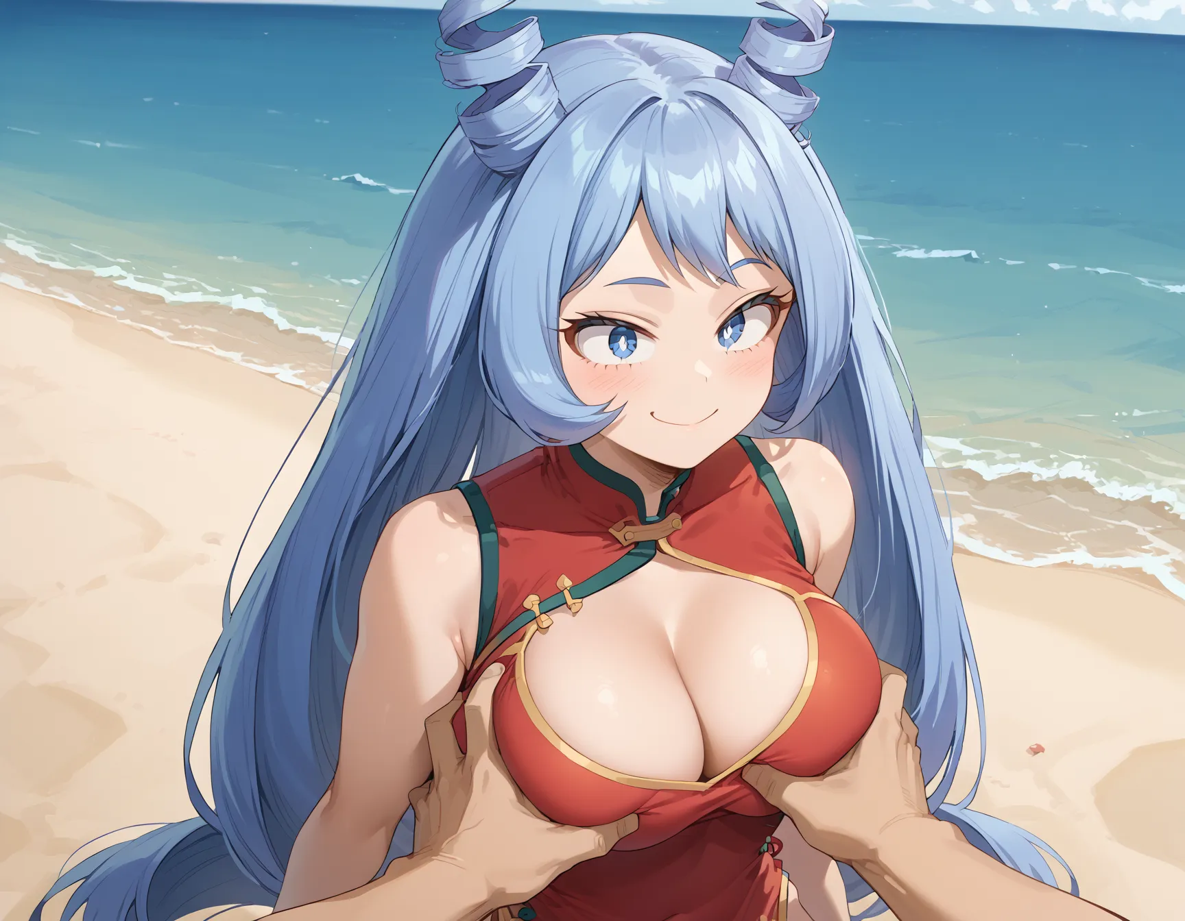 【「巨乳」AIエロ画像（イラスト・アニメ・二次元風）26161枚まとめ！(579ページ目)のエロ画像15枚目