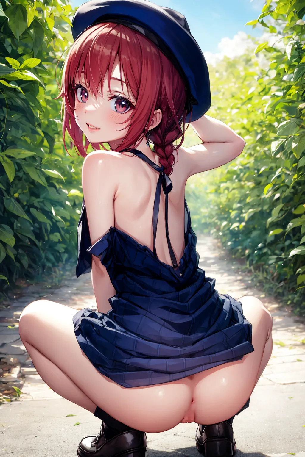 【「貧乳」AIエロ画像（イラスト・アニメ・二次元風）8390枚まとめ！(186ページ目)のエロ画像13枚目