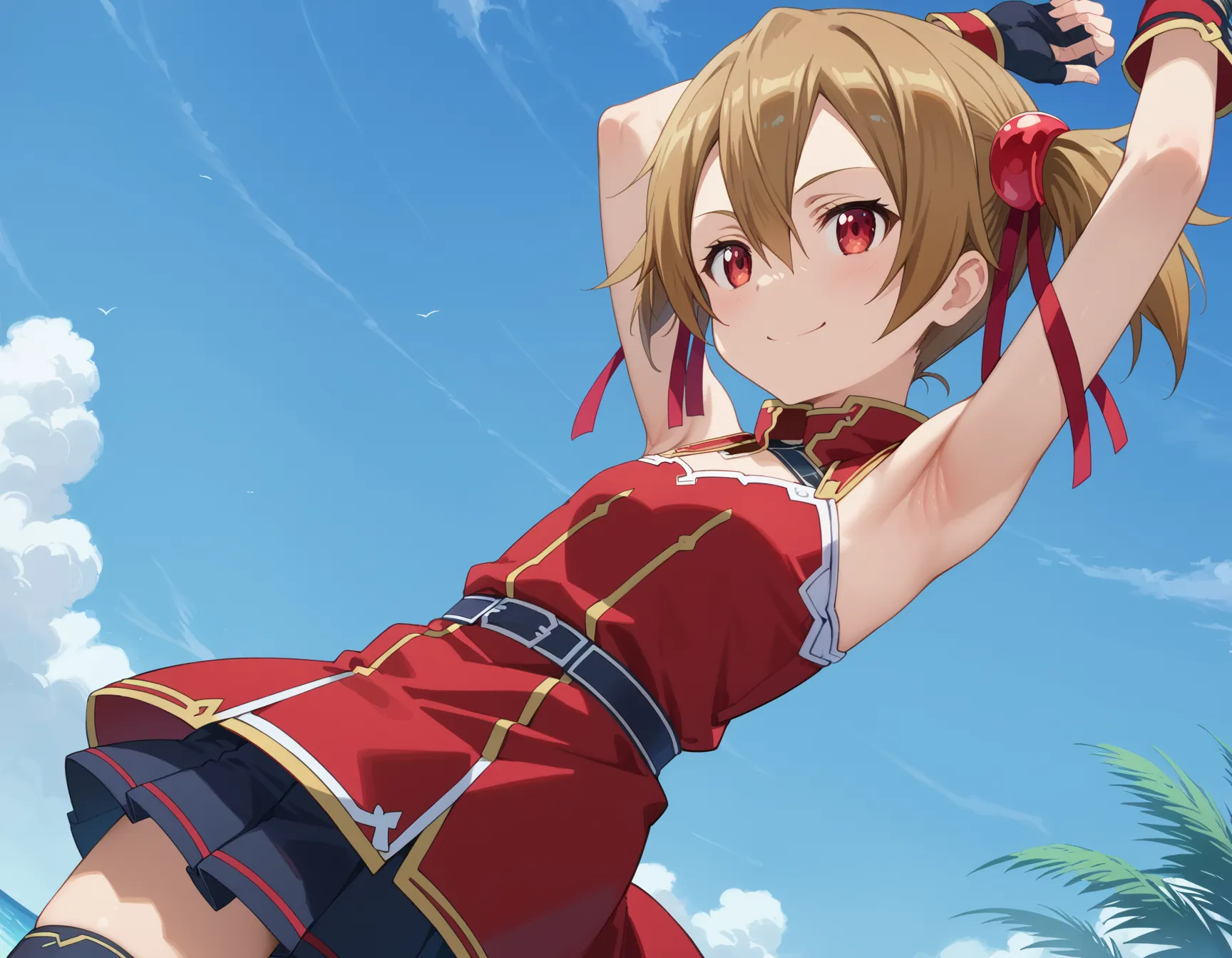 【「腋・脇」AIエロ画像（イラスト・アニメ・二次元風）4705枚まとめ！(104ページ目)のエロ画像29枚目