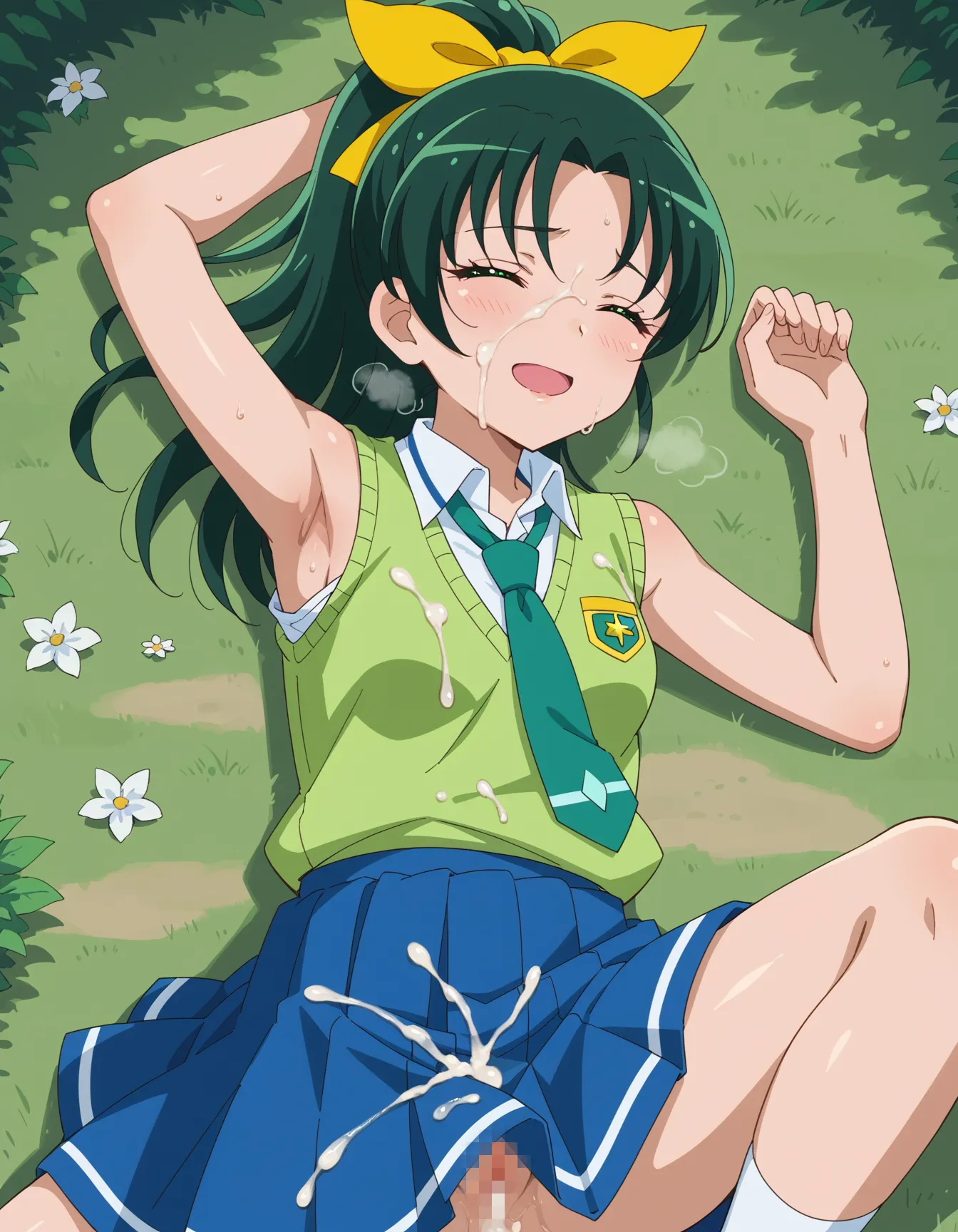 【「おまんこ×学制服」AIエロ画像（イラスト・アニメ・二次元風）845枚まとめ！(18ページ目)のエロ画像29枚目