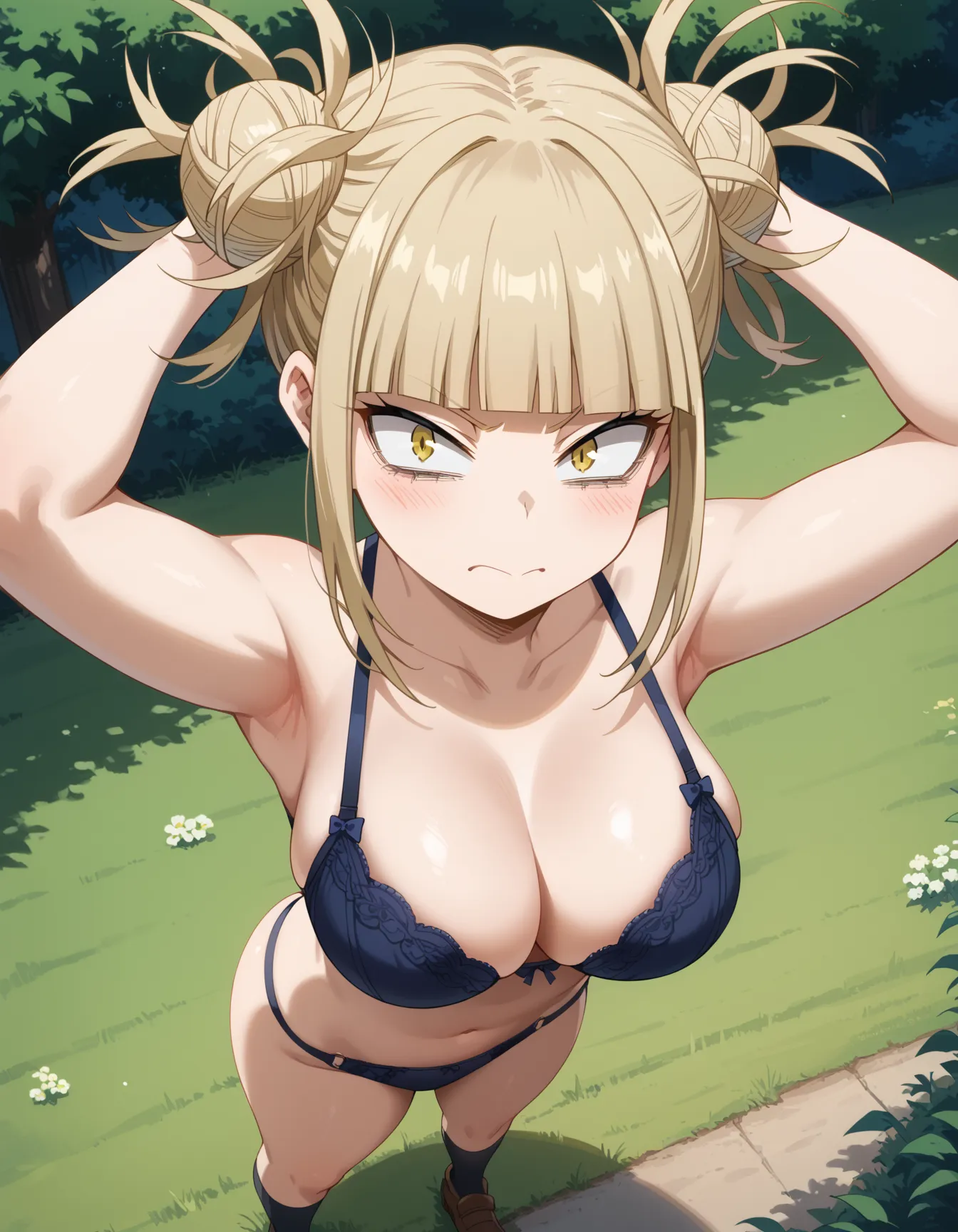 【「下着（ブラジャー・パンティ）」AIエロ画像（イラスト・アニメ・二次元風）15996枚まとめ！(351ページ目)のエロ画像1枚目