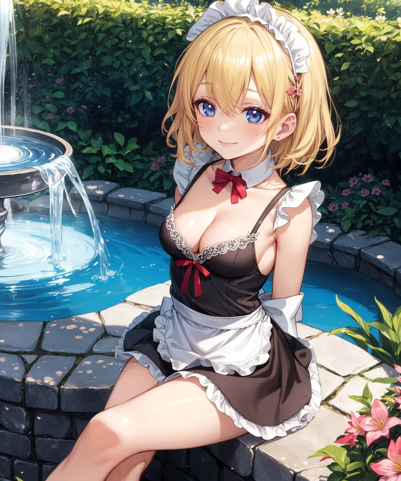 【「メイド」AIエロ画像（イラスト・アニメ・二次元風）516枚まとめ！(12ページ目)のエロ画像16枚目