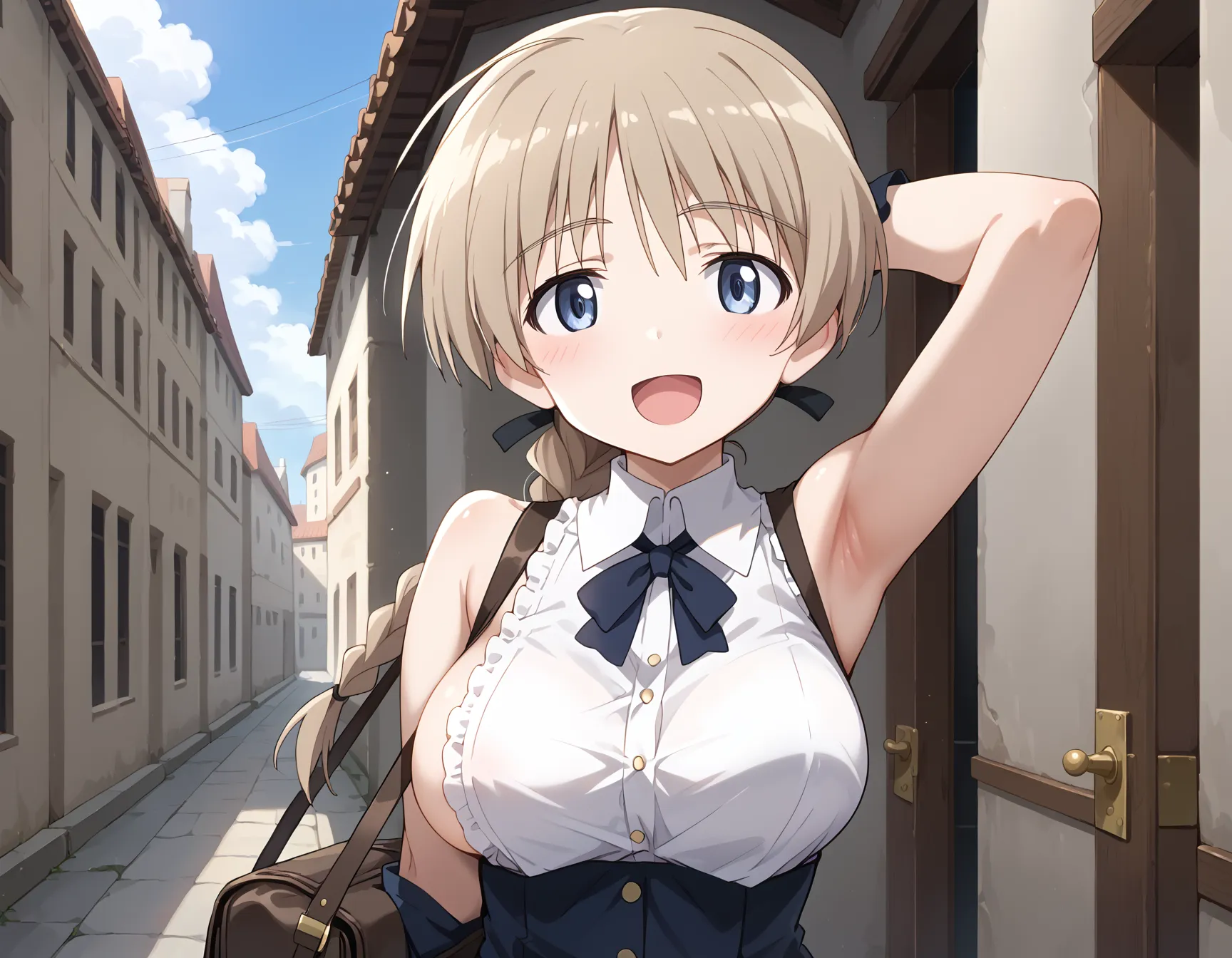 【「腋・脇」AIエロ画像（イラスト・アニメ・二次元風）4705枚まとめ！(104ページ目)のエロ画像24枚目