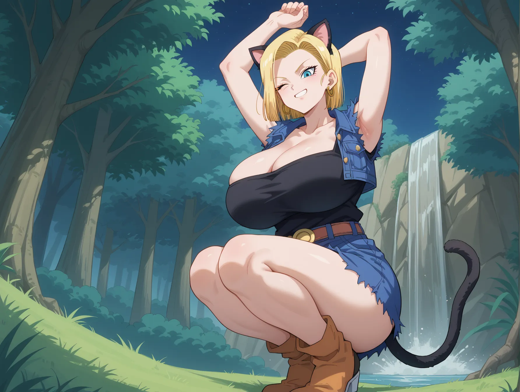 【「爆乳・超乳」AIエロ画像（イラスト・アニメ・二次元風）5621枚まとめ！(122ページ目)のエロ画像24枚目