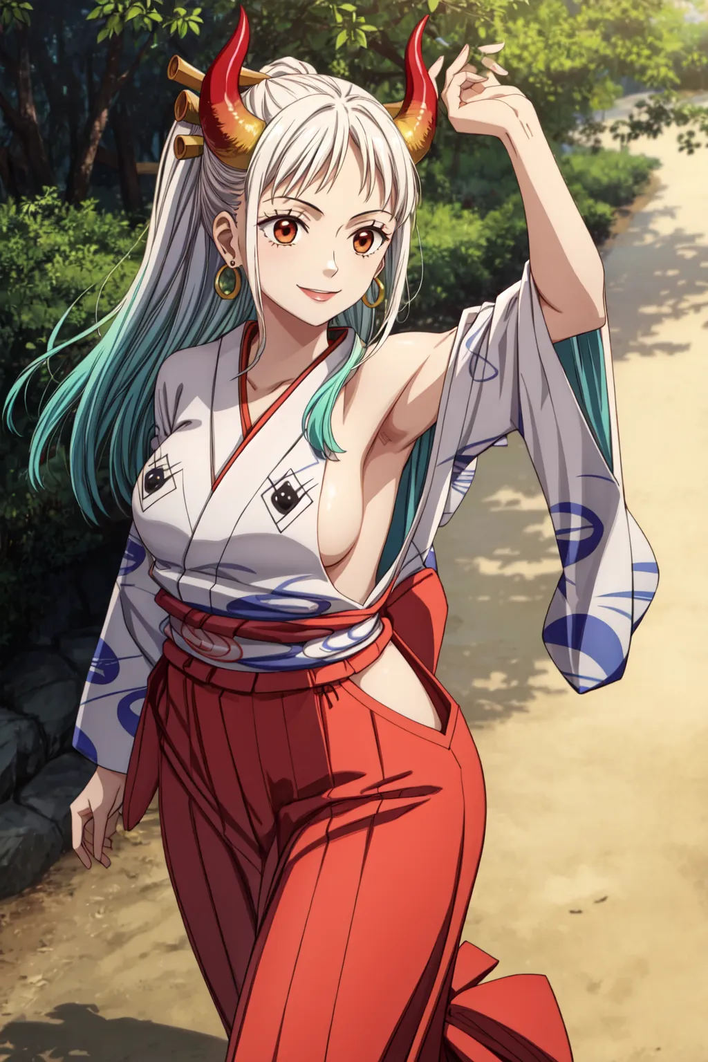 【「着物」AIエロ画像（イラスト・アニメ・二次元風）1472枚まとめ！(32ページ目)のエロ画像10枚目