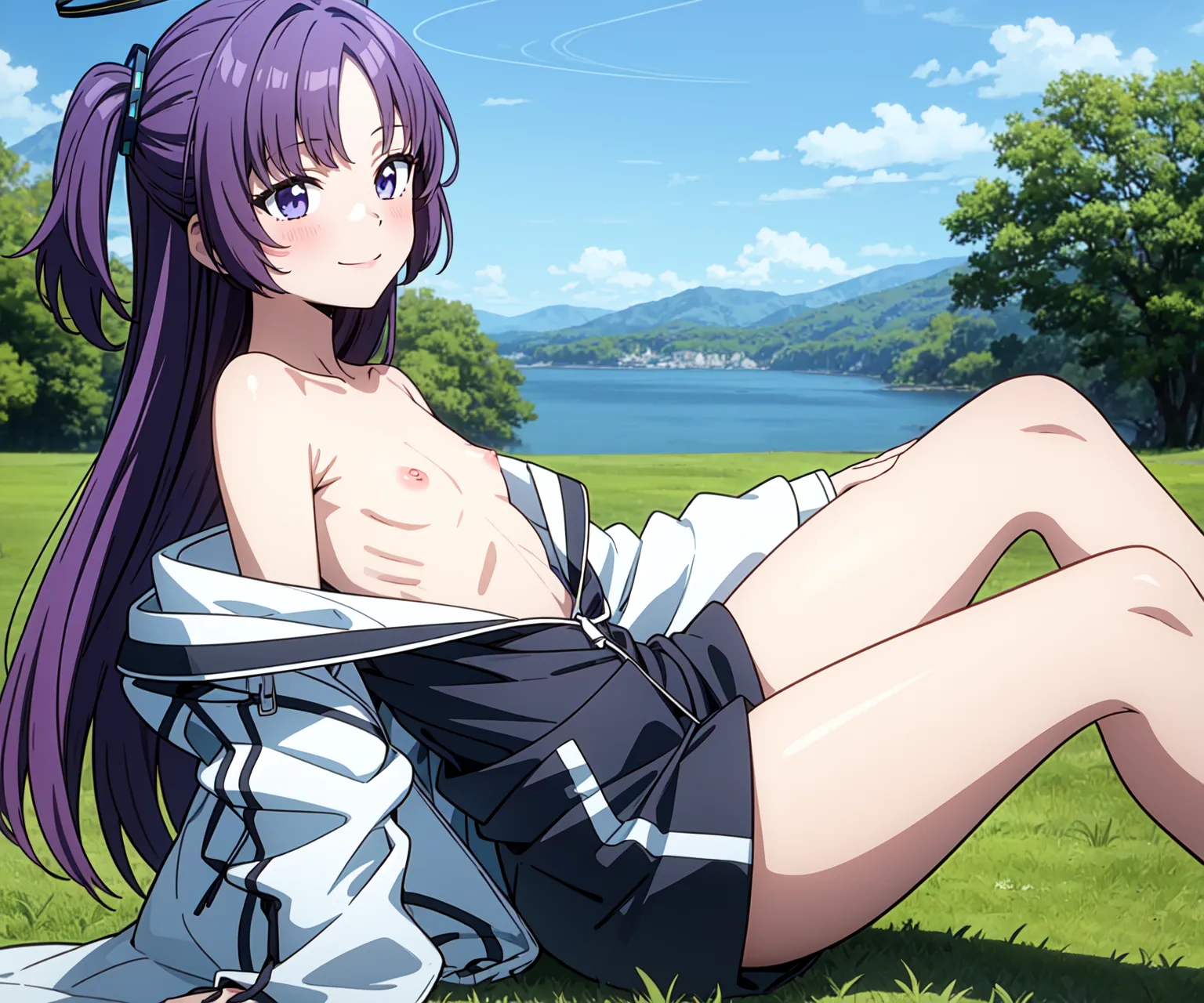 【「貧乳」AIエロ画像（イラスト・アニメ・二次元風）8390枚まとめ！(185ページ目)のエロ画像16枚目
