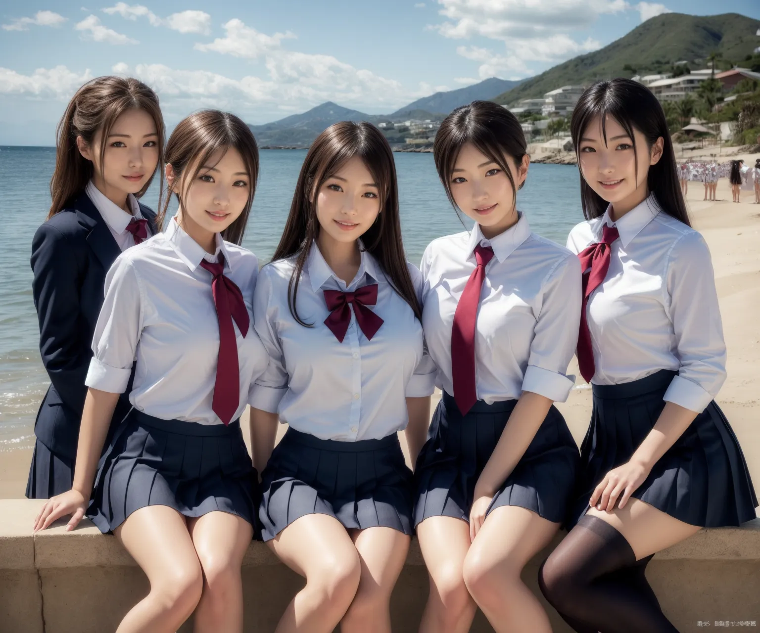 【「女子校生・JK×学制服」AIエロ画像（リアル・実写・フォト風）6248枚まとめ！(138ページ目)のエロ画像26枚目