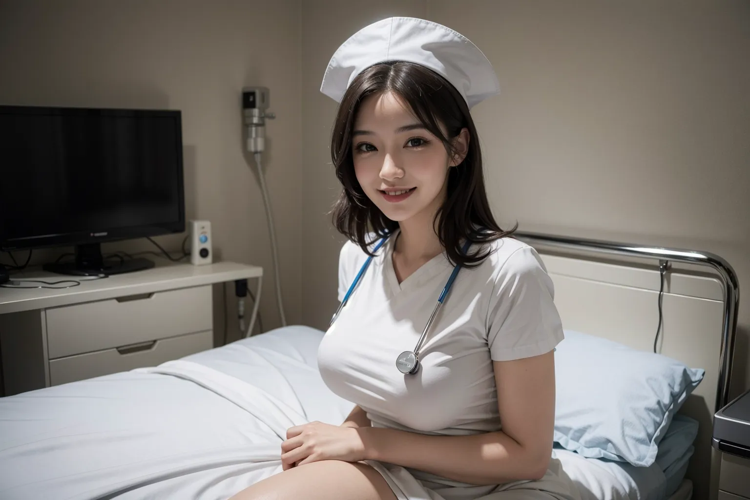 【「ナース・看護婦」AIエロ画像（リアル・実写・フォト風）689枚まとめ！(16ページ目)のエロ画像12枚目
