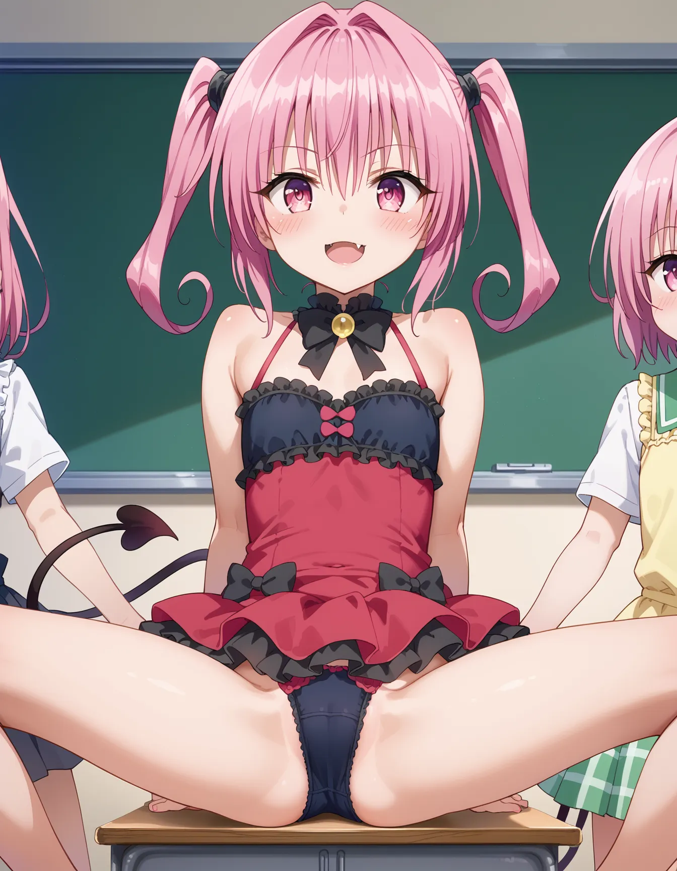 【「貧乳」AIエロ画像（イラスト・アニメ・二次元風）8390枚まとめ！(185ページ目)のエロ画像9枚目