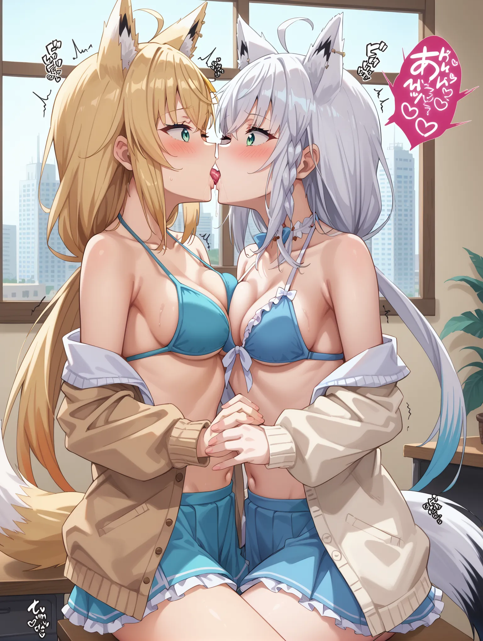 【「下着（ブラジャー・パンティ）」AIエロ画像（イラスト・アニメ・二次元風）15996枚まとめ！(349ページ目)のエロ画像6枚目