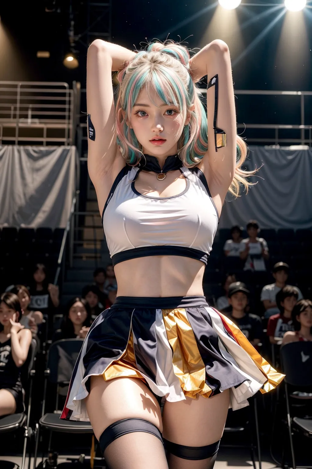 【「チアリーダー」AIエロ画像（リアル・実写・フォト風）1326枚まとめ！(29ページ目)のエロ画像30枚目