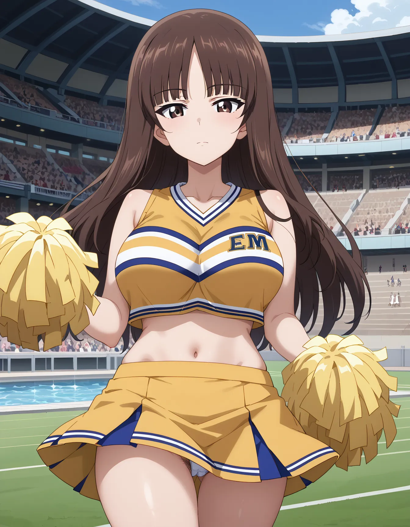 【「チアリーダー」AIエロ画像（イラスト・アニメ・二次元風）321枚まとめ！(7ページ目)のエロ画像24枚目