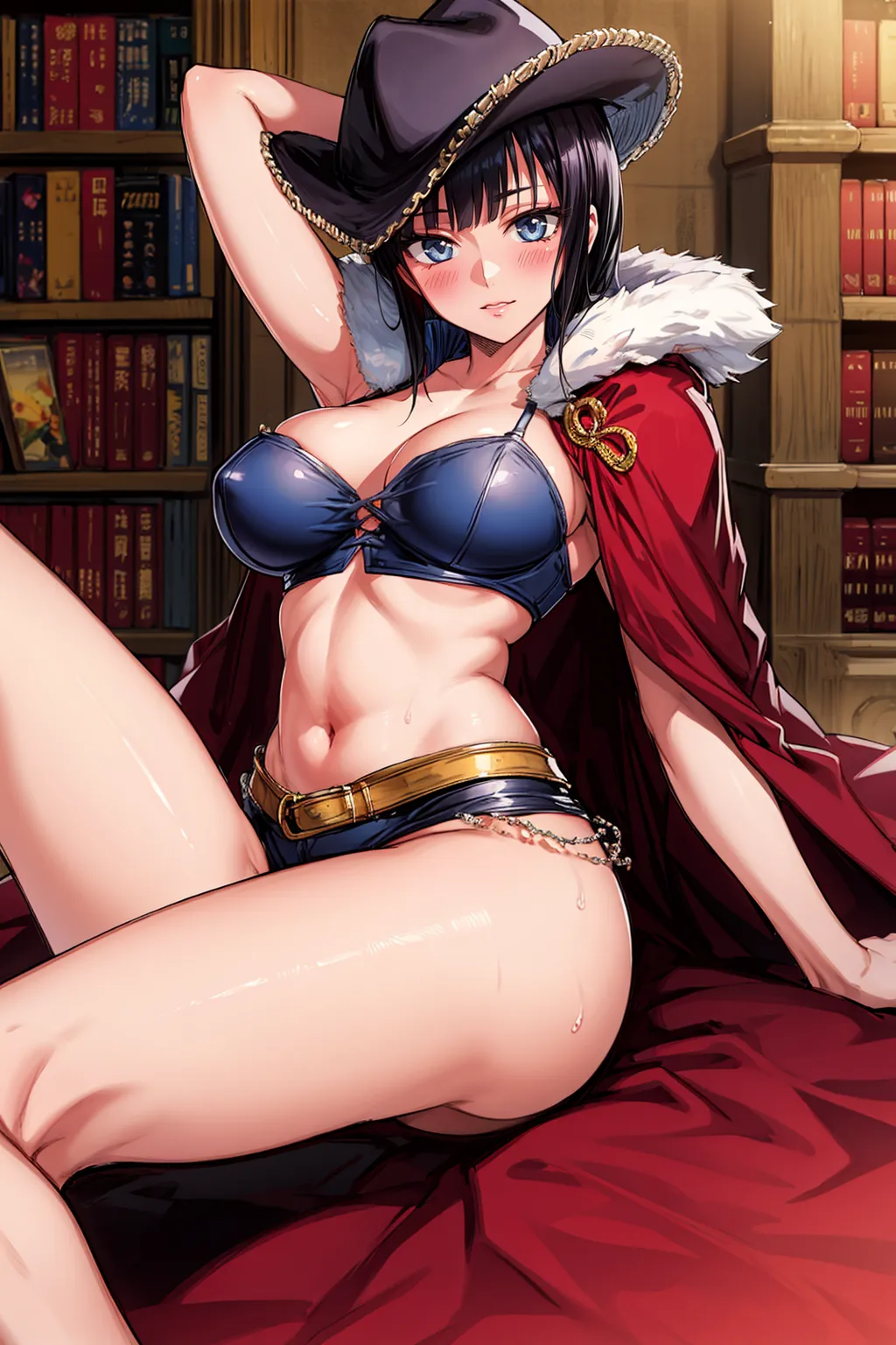 【「下着（ブラジャー・パンティ）」AIエロ画像（イラスト・アニメ・二次元風）15996枚まとめ！(347ページ目)のエロ画像21枚目