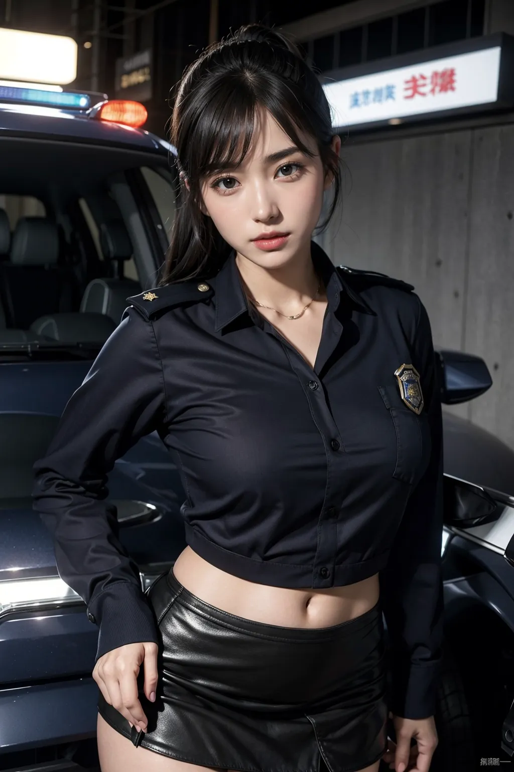 【「女警官」AIエロ画像（リアル・実写・フォト風）810枚まとめ！(18ページ目)のエロ画像27枚目