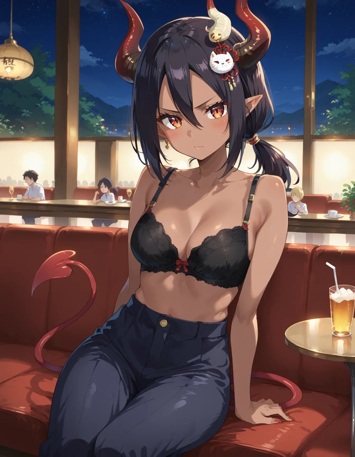 【「下着（ブラジャー・パンティ）」AIエロ画像（イラスト・アニメ・二次元風）15996枚まとめ！(345ページ目)のエロ画像24枚目