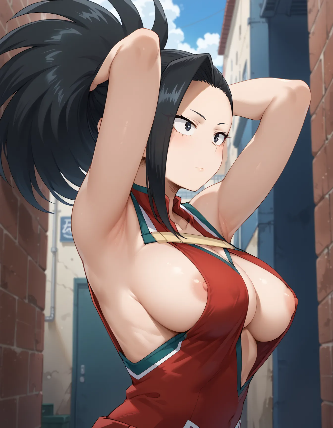 【「腋・脇」AIエロ画像（イラスト・アニメ・二次元風）4705枚まとめ！(103ページ目)のエロ画像19枚目