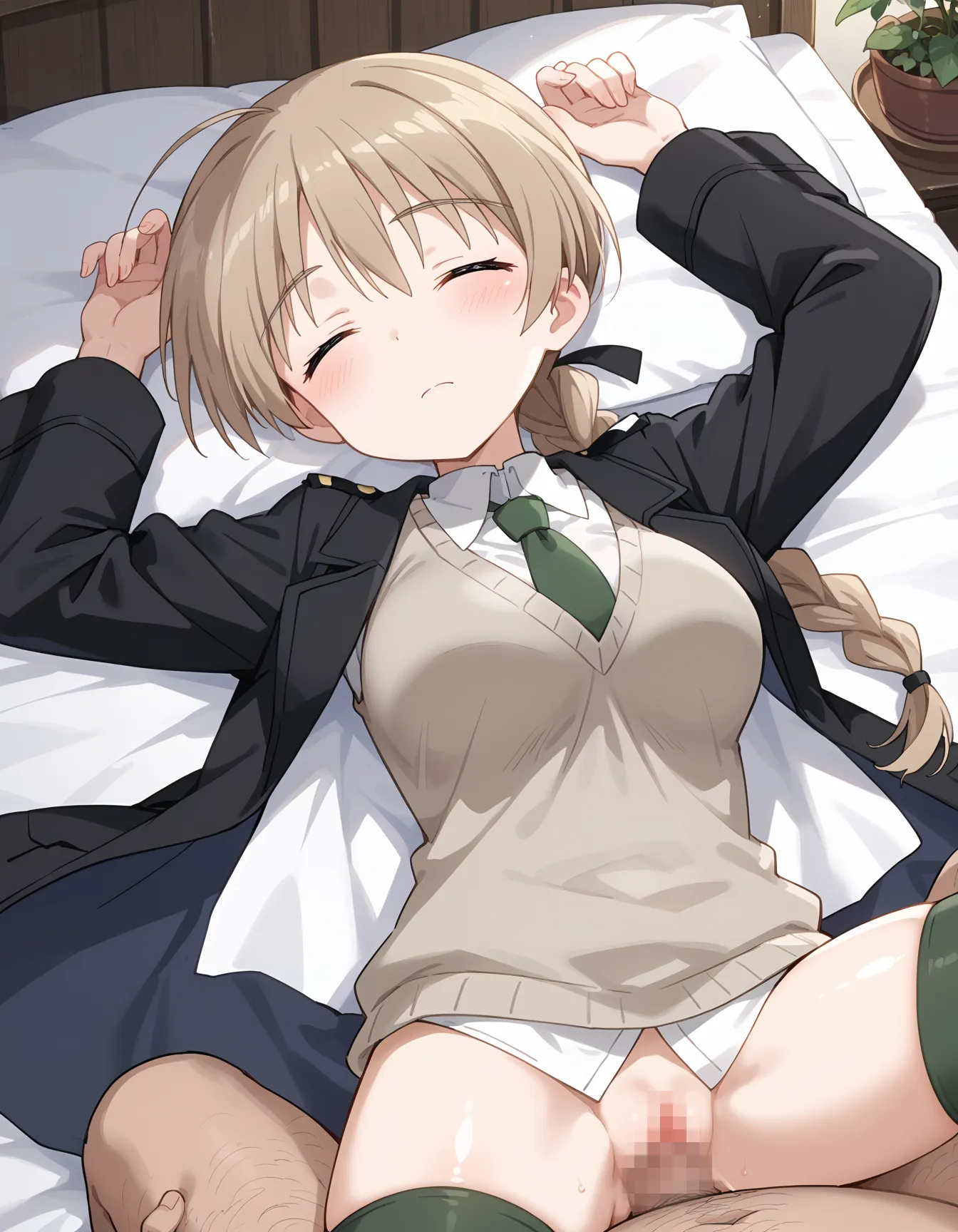 【「下着（ブラジャー・パンティ）」AIエロ画像（イラスト・アニメ・二次元風）15996枚まとめ！(345ページ目)のエロ画像13枚目