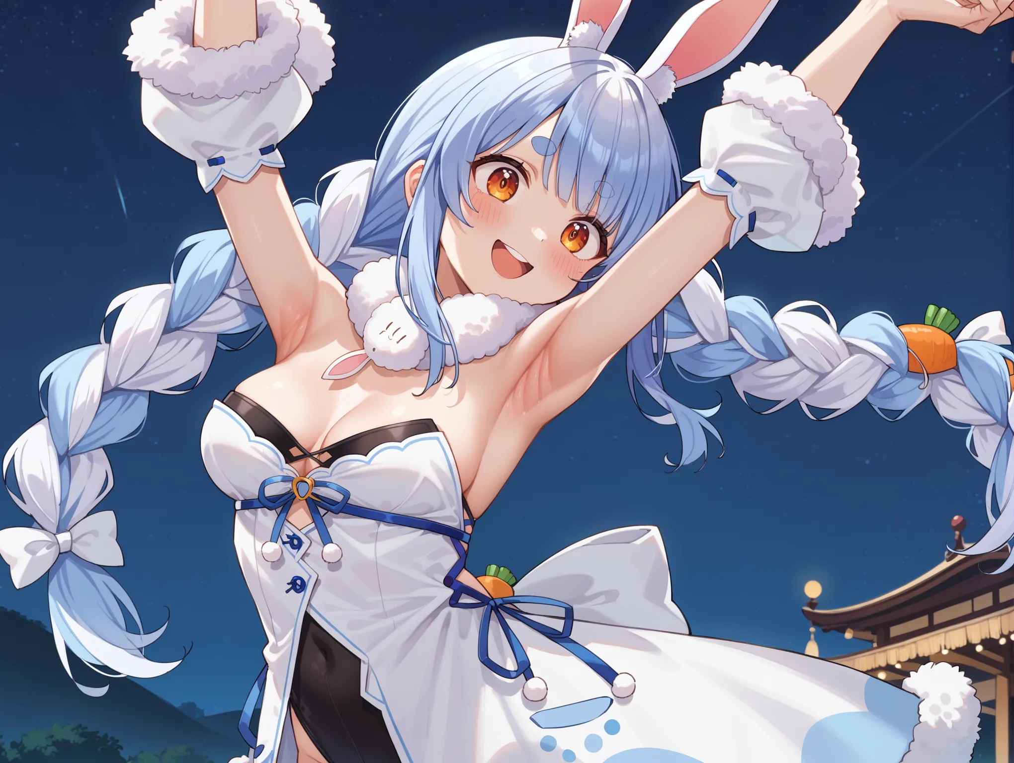 【「腋・脇」AIエロ画像（イラスト・アニメ・二次元風）4705枚まとめ！(103ページ目)のエロ画像12枚目