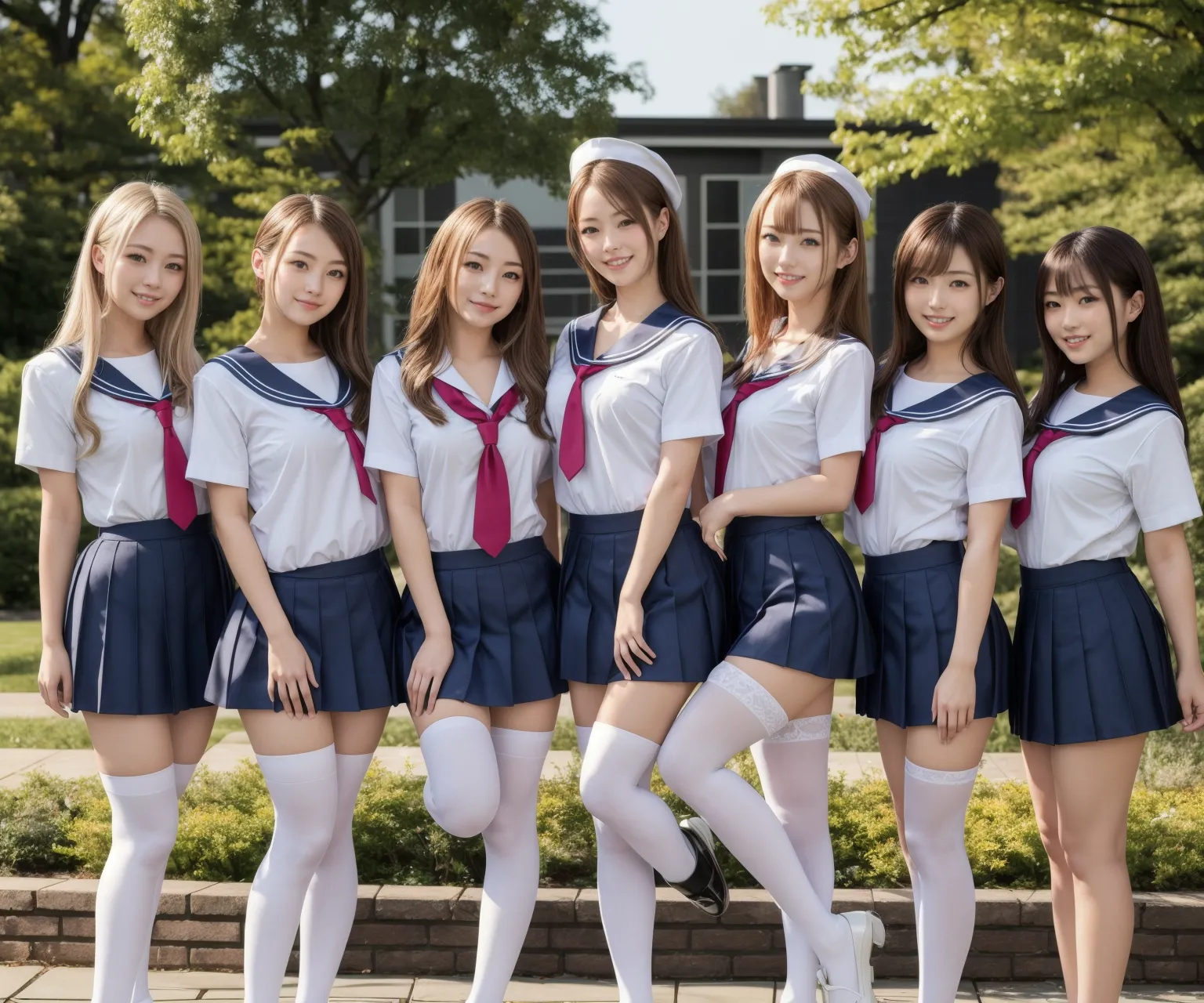 【「女子校生・JK×学制服」AIエロ画像（リアル・実写・フォト風）6248枚まとめ！(136ページ目)のエロ画像13枚目