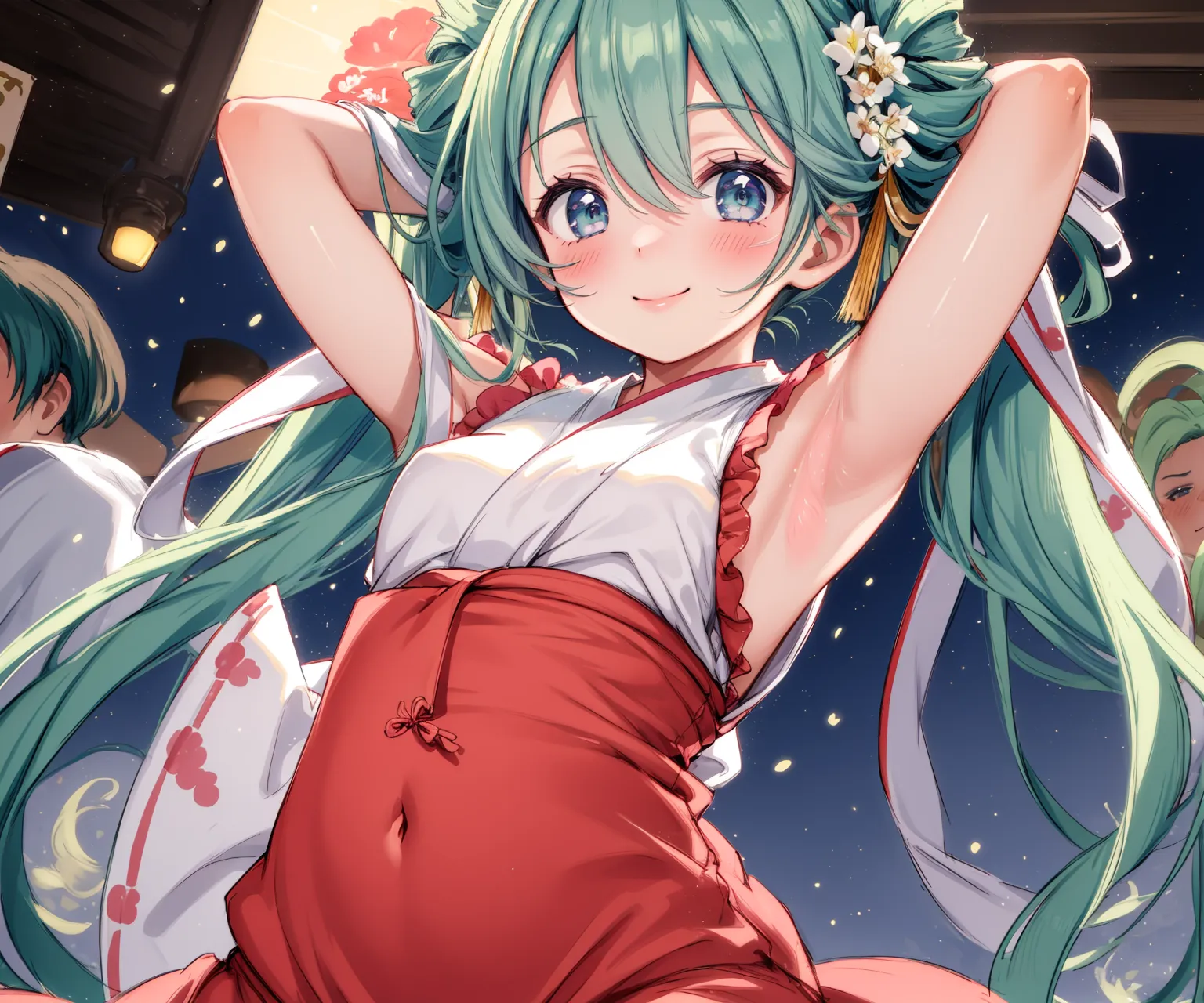 【「腋・脇」AIエロ画像（イラスト・アニメ・二次元風）4705枚まとめ！(102ページ目)のエロ画像22枚目