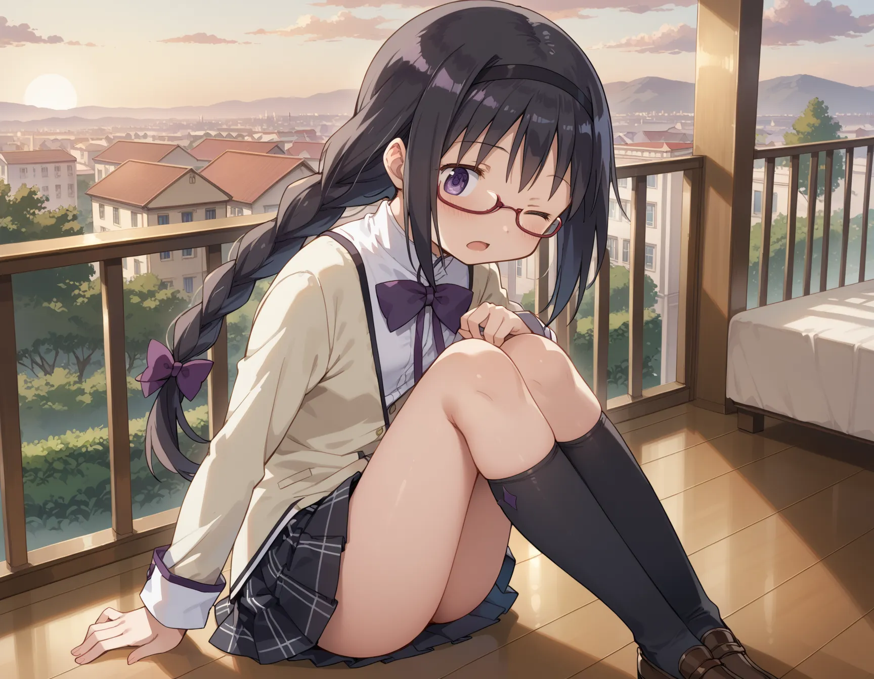 【「貧乳×学制服」AIエロ画像（イラスト・アニメ・二次元風）606枚まとめ！(13ページ目)のエロ画像26枚目