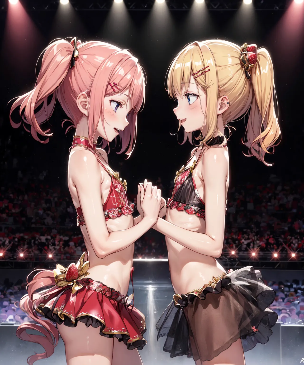 【「アイドル」AIエロ画像（イラスト・アニメ・二次元風）767枚まとめ！(17ページ目)のエロ画像13枚目