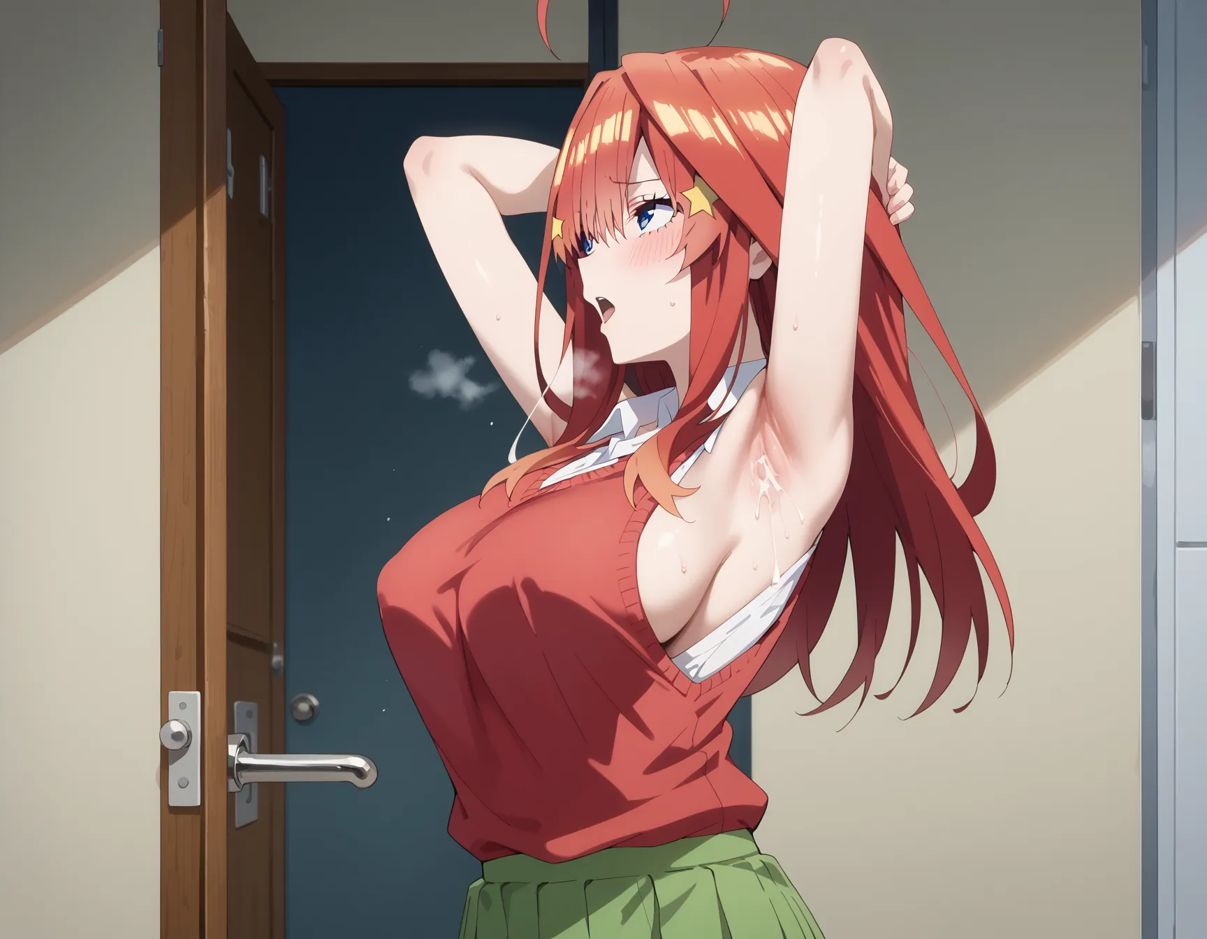 【「腋・脇」AIエロ画像（イラスト・アニメ・二次元風）4705枚まとめ！(102ページ目)のエロ画像15枚目