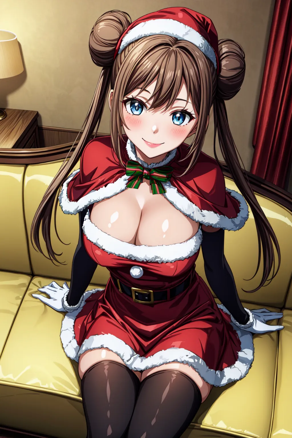 【「巨乳」AIエロ画像（イラスト・アニメ・二次元風）26161枚まとめ！(562ページ目)のエロ画像2枚目