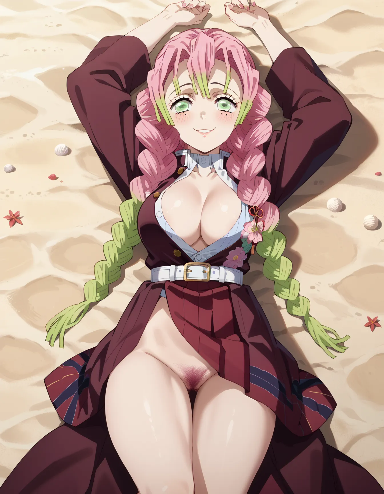 【「下着（ブラジャー・パンティ）」AIエロ画像（イラスト・アニメ・二次元風）15996枚まとめ！(341ページ目)のエロ画像9枚目