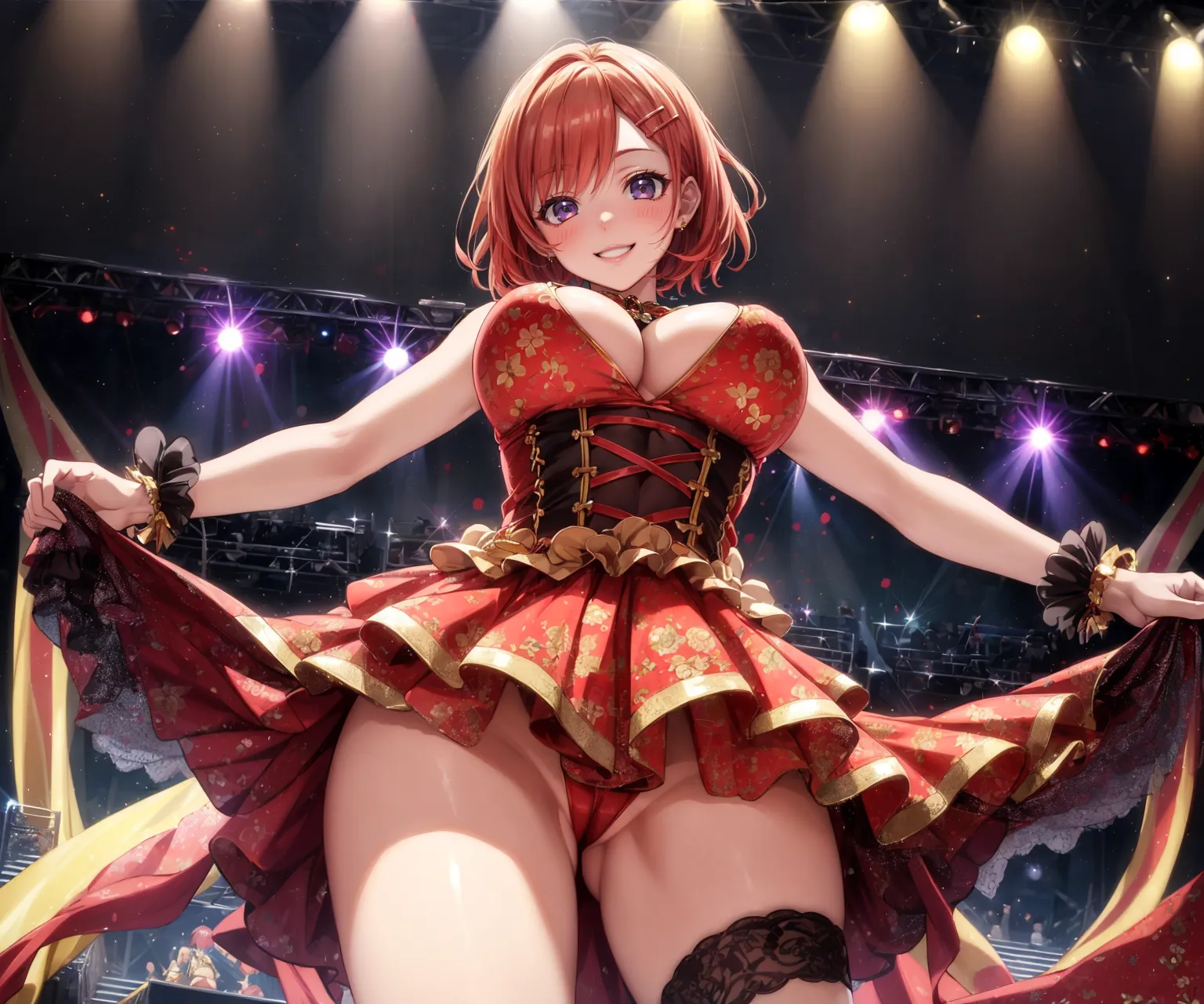 【「アイドル」AIエロ画像（イラスト・アニメ・二次元風）767枚まとめ！(17ページ目)のエロ画像12枚目