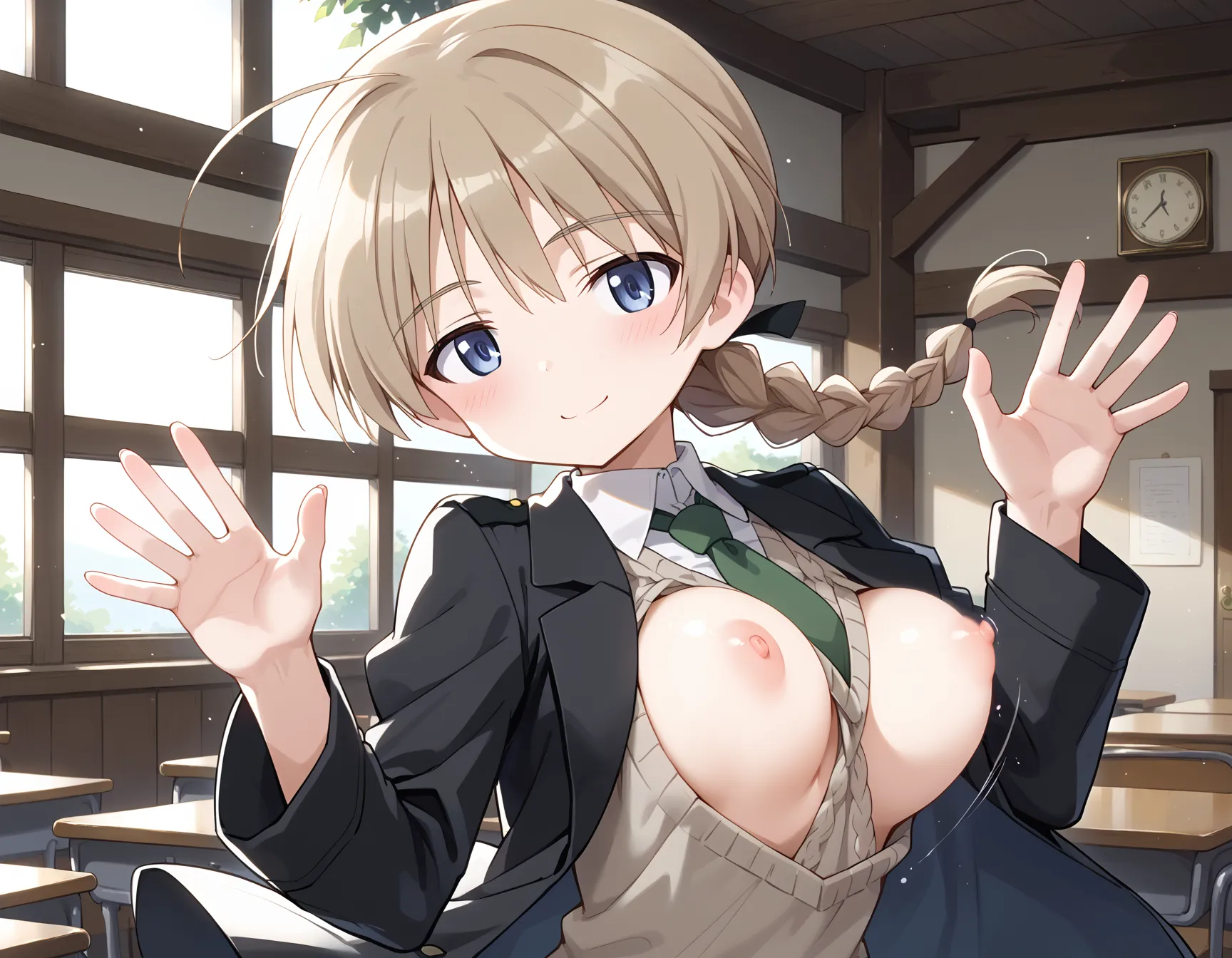 【「下着（ブラジャー・パンティ）」AIエロ画像（イラスト・アニメ・二次元風）15996枚まとめ！(340ページ目)のエロ画像4枚目