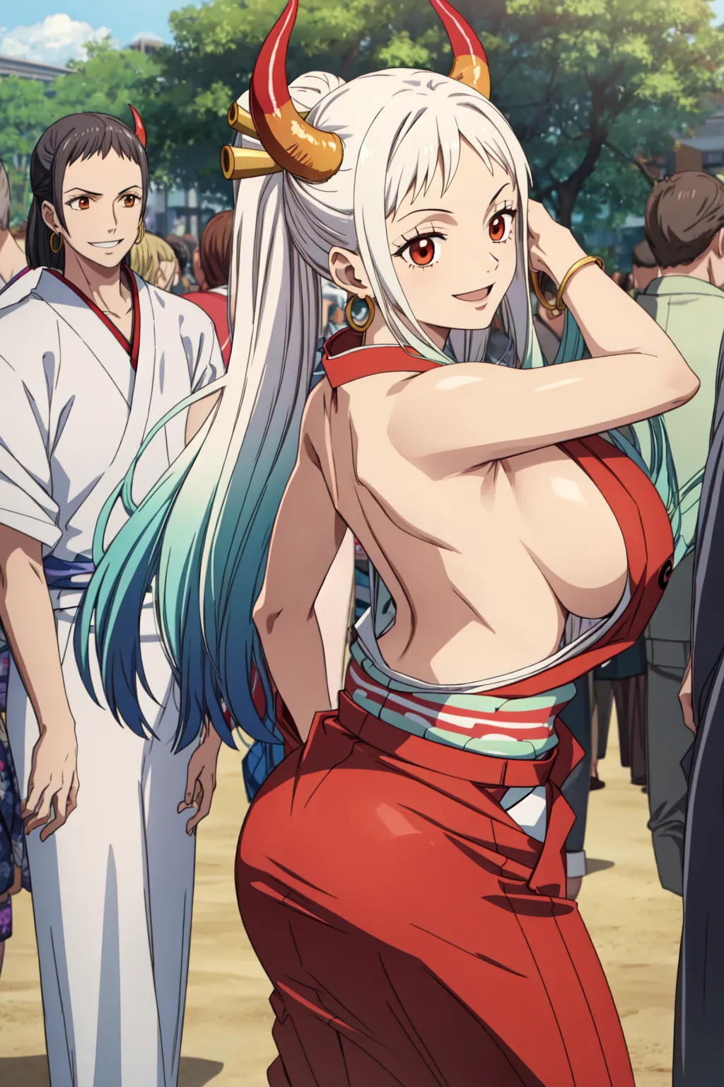 【「爆乳・超乳」AIエロ画像（イラスト・アニメ・二次元風）5621枚まとめ！(119ページ目)のエロ画像9枚目