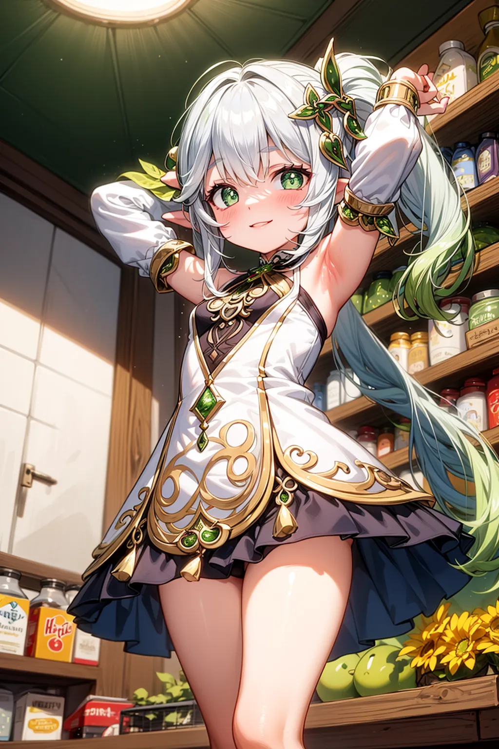 【「貧乳」AIエロ画像（イラスト・アニメ・二次元風）8390枚まとめ！(179ページ目)のエロ画像27枚目