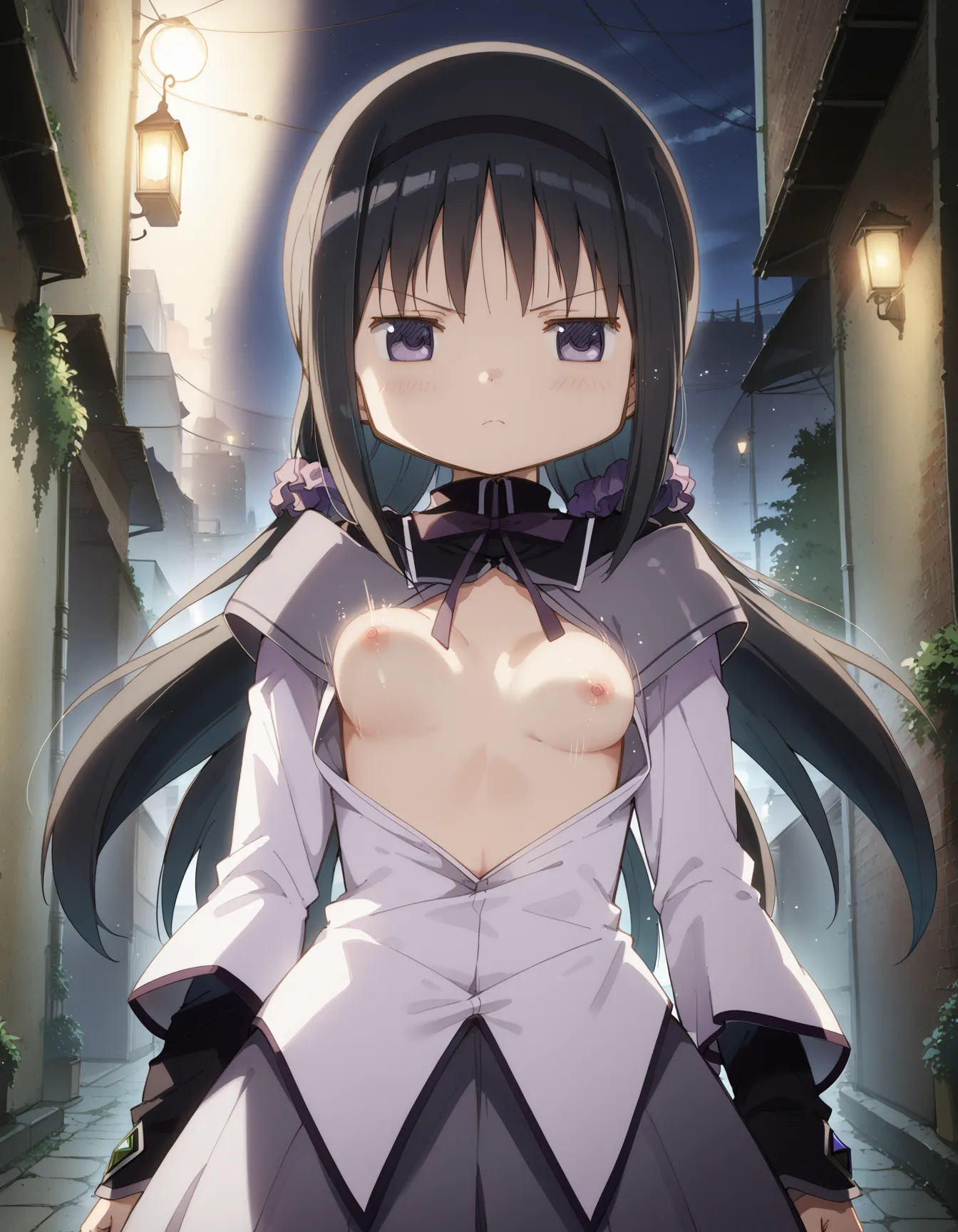 【「貧乳」AIエロ画像（イラスト・アニメ・二次元風）8390枚まとめ！(179ページ目)のエロ画像16枚目